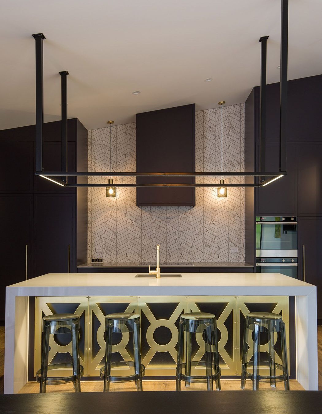 Chevron Splashback Kitchen Design