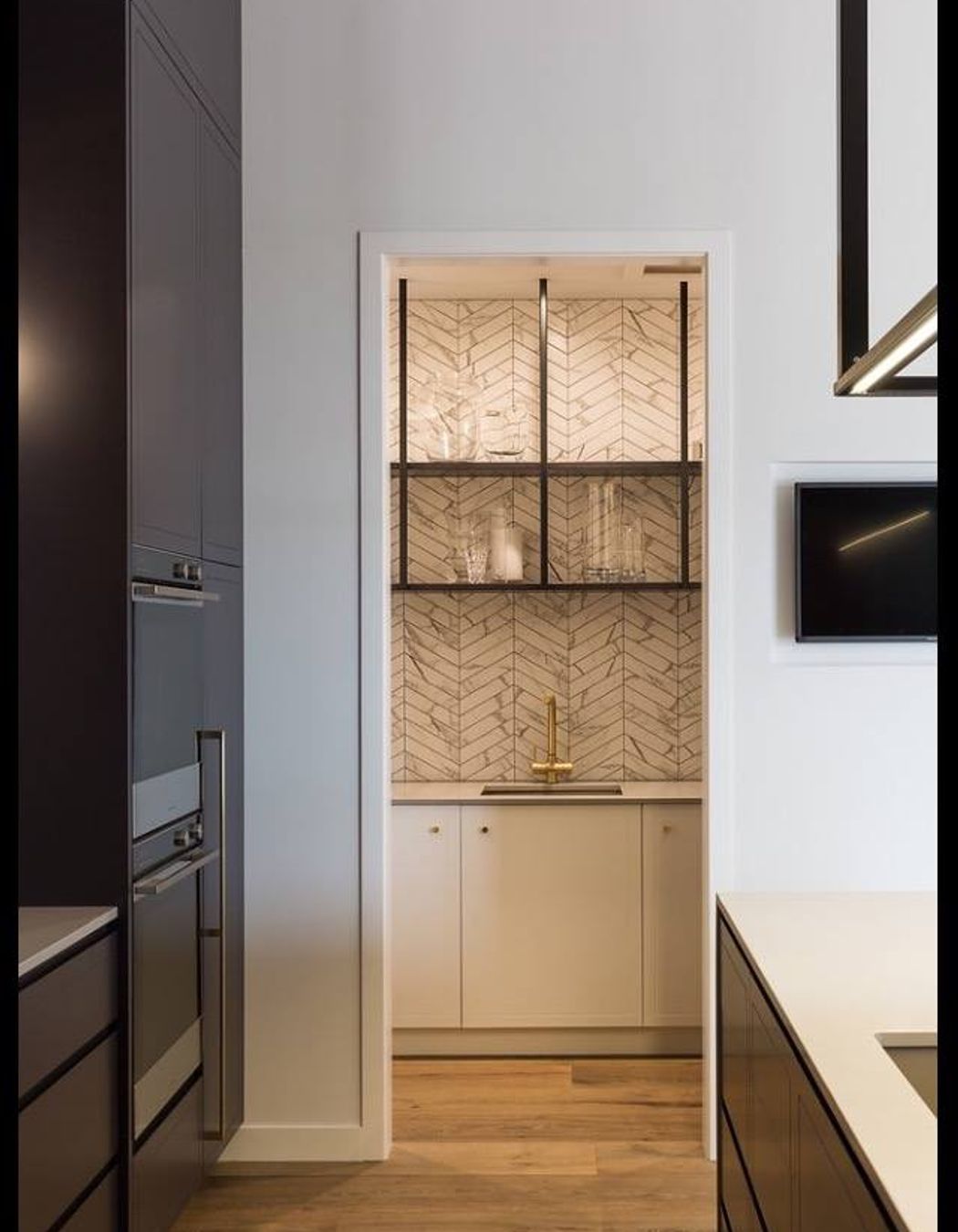 Chevron Splashback Kitchen Design