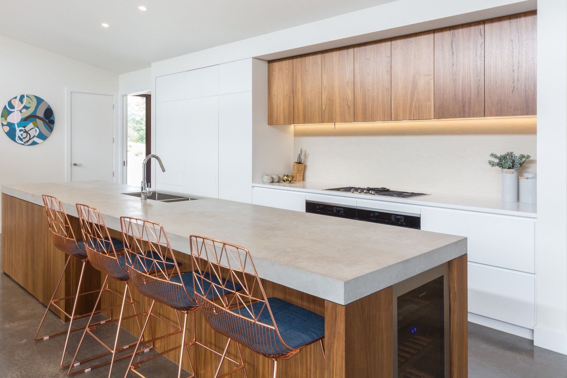 Bestwood Veneer, American Walnut Crown Cut. Designed by Angela Spackman, Formatt Bespoke Joinery