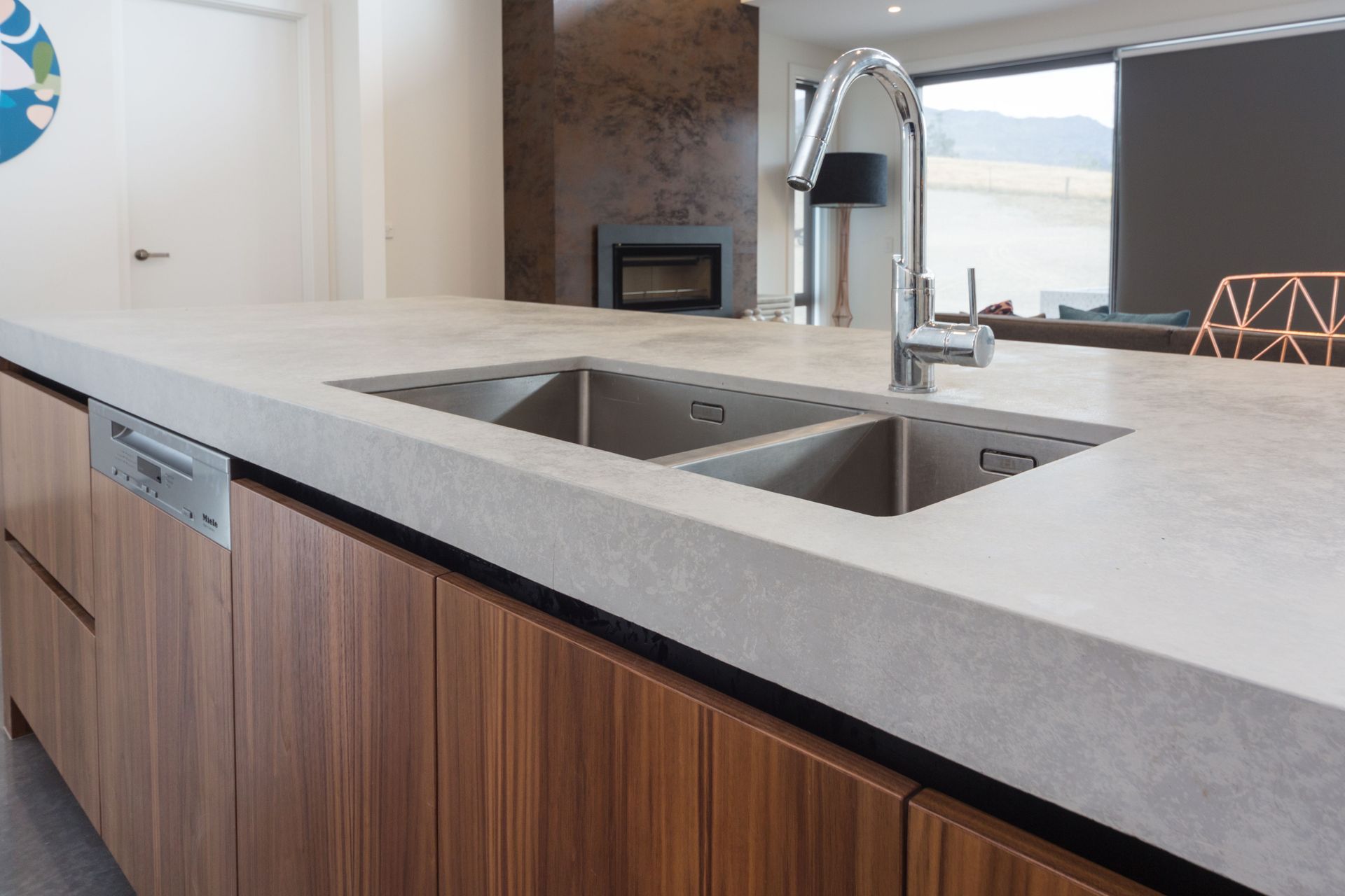 Bestwood Veneer, American Walnut Crown Cut. Designed by Angela Spackman, Formatt Bespoke Joinery