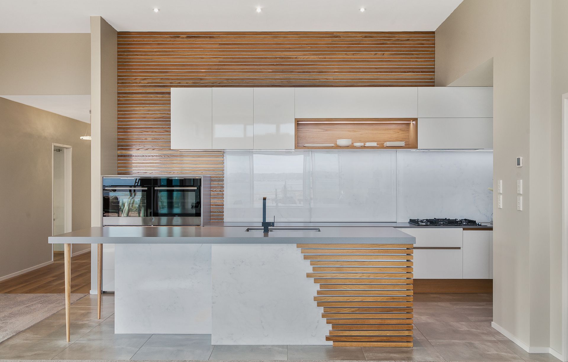 The Oak And Marble Kitchen