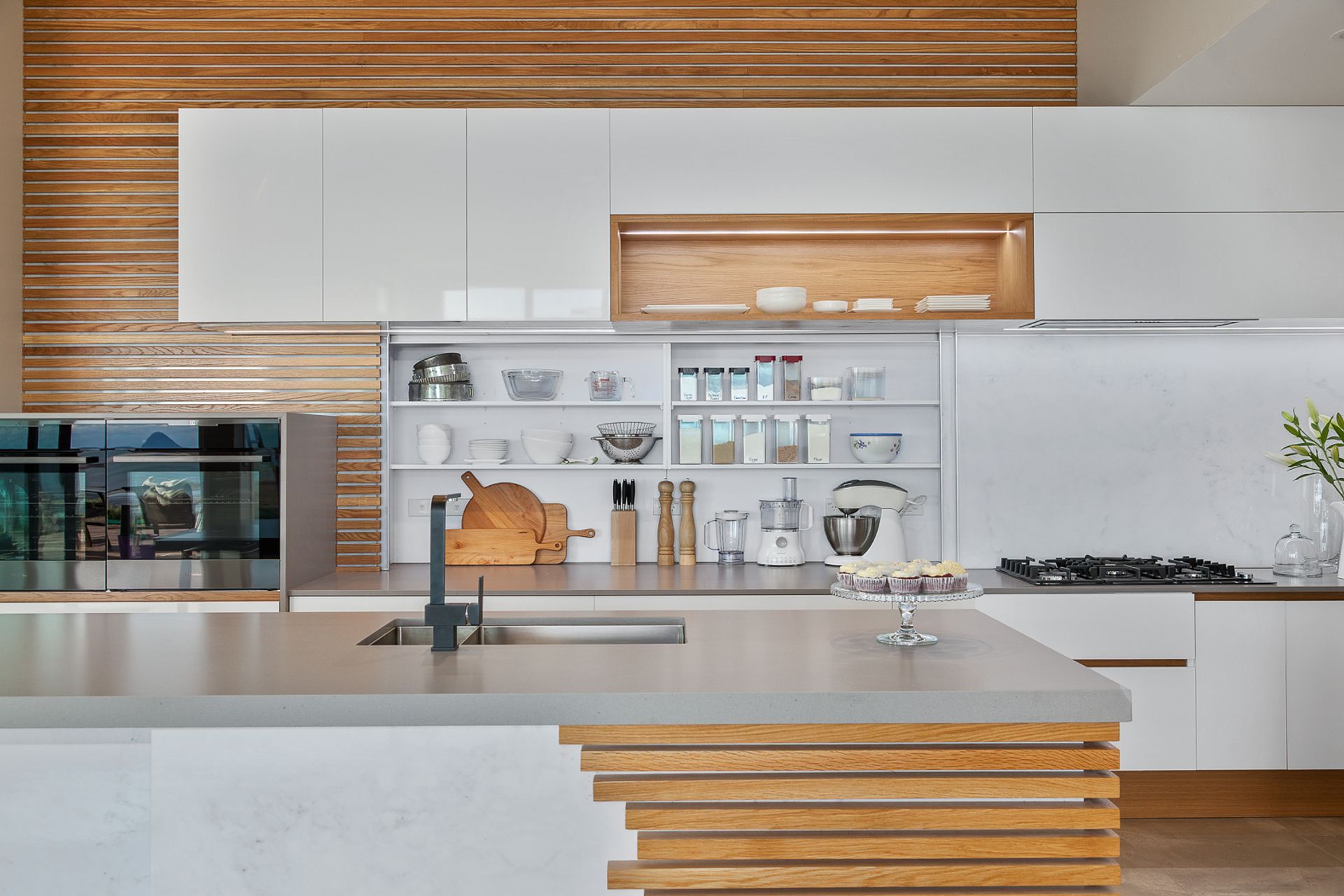 The Oak And Marble Kitchen