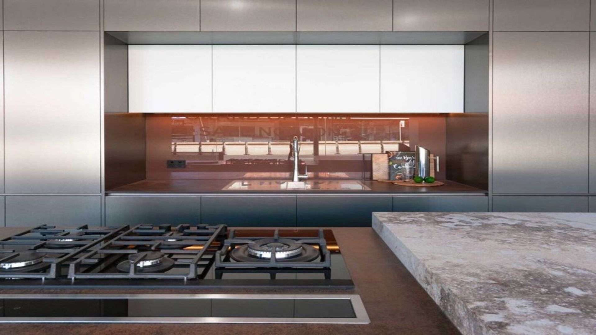 Industrial Metallic Kitchen Design – Drummoyne banner