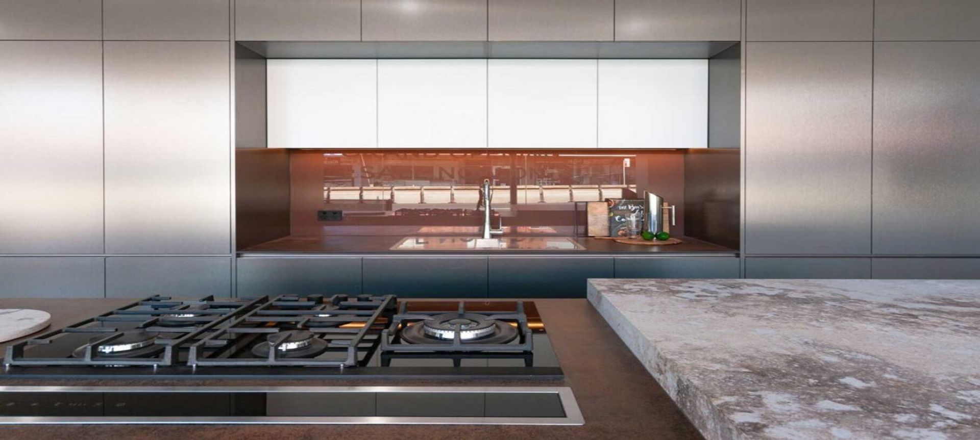 Industrial Metallic Kitchen Design – Drummoyne banner