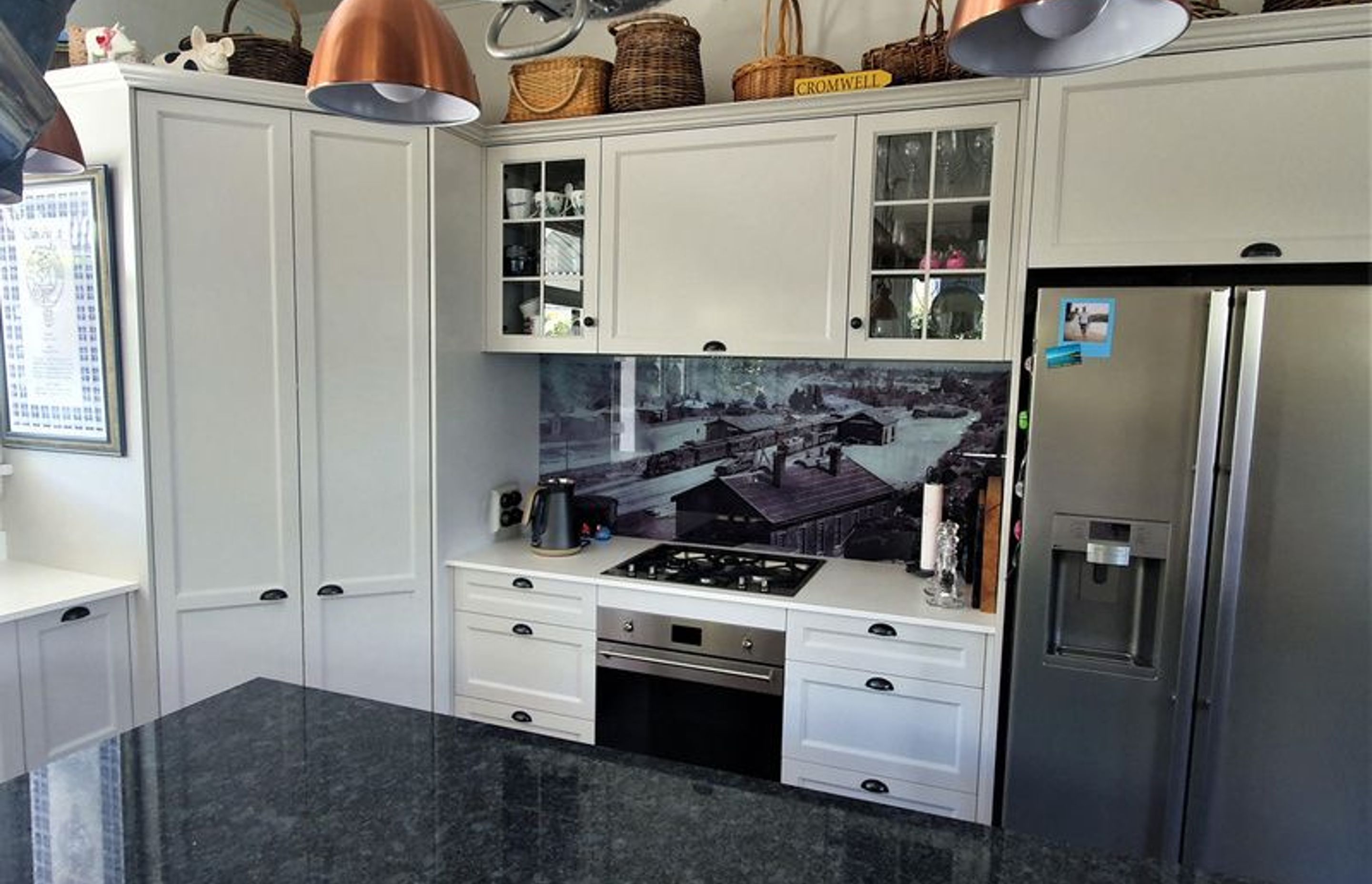 Cape Cod style cabinetry in the kitchen by Ron Kirk Joinery