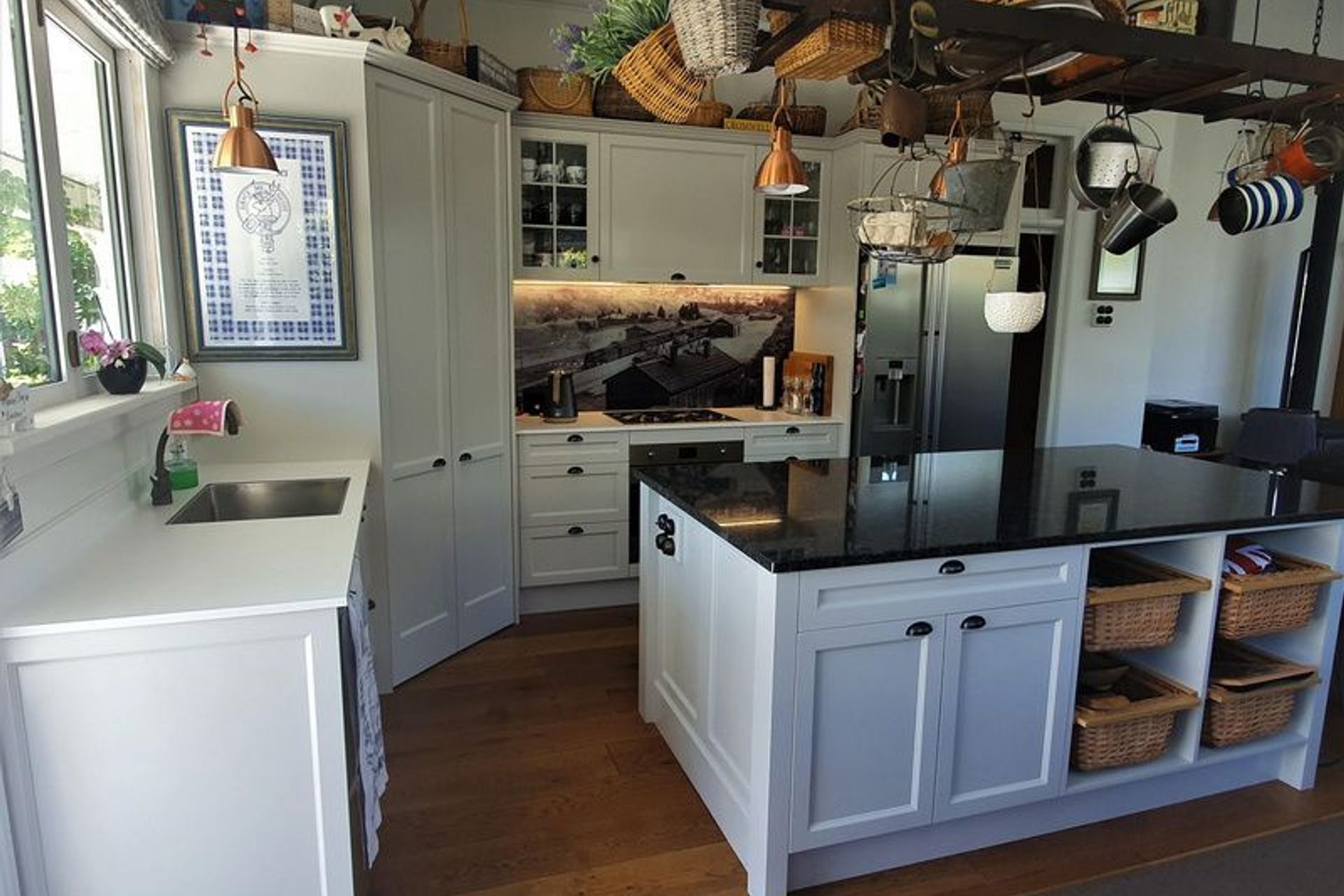 Cape cod style kitchen joinery in Dunedin