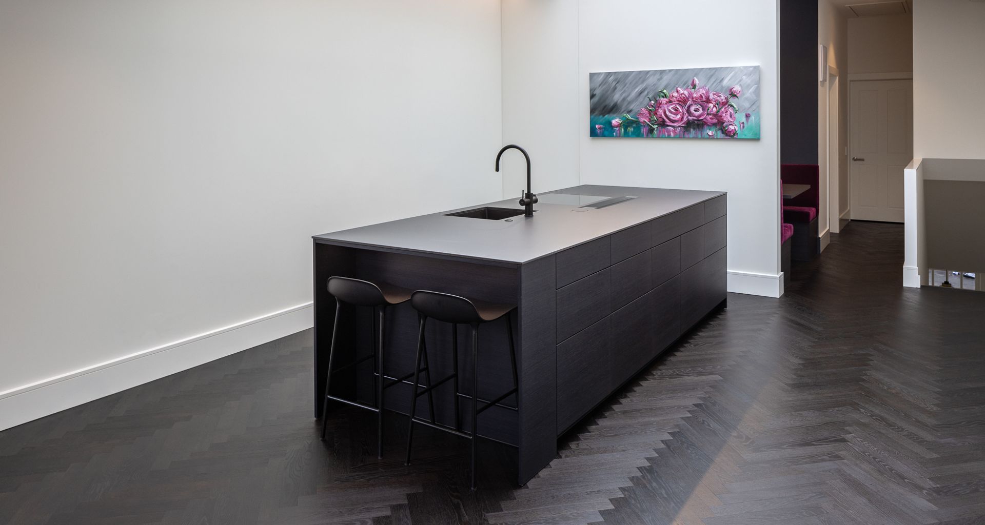 The Island - Herringbone Flooring