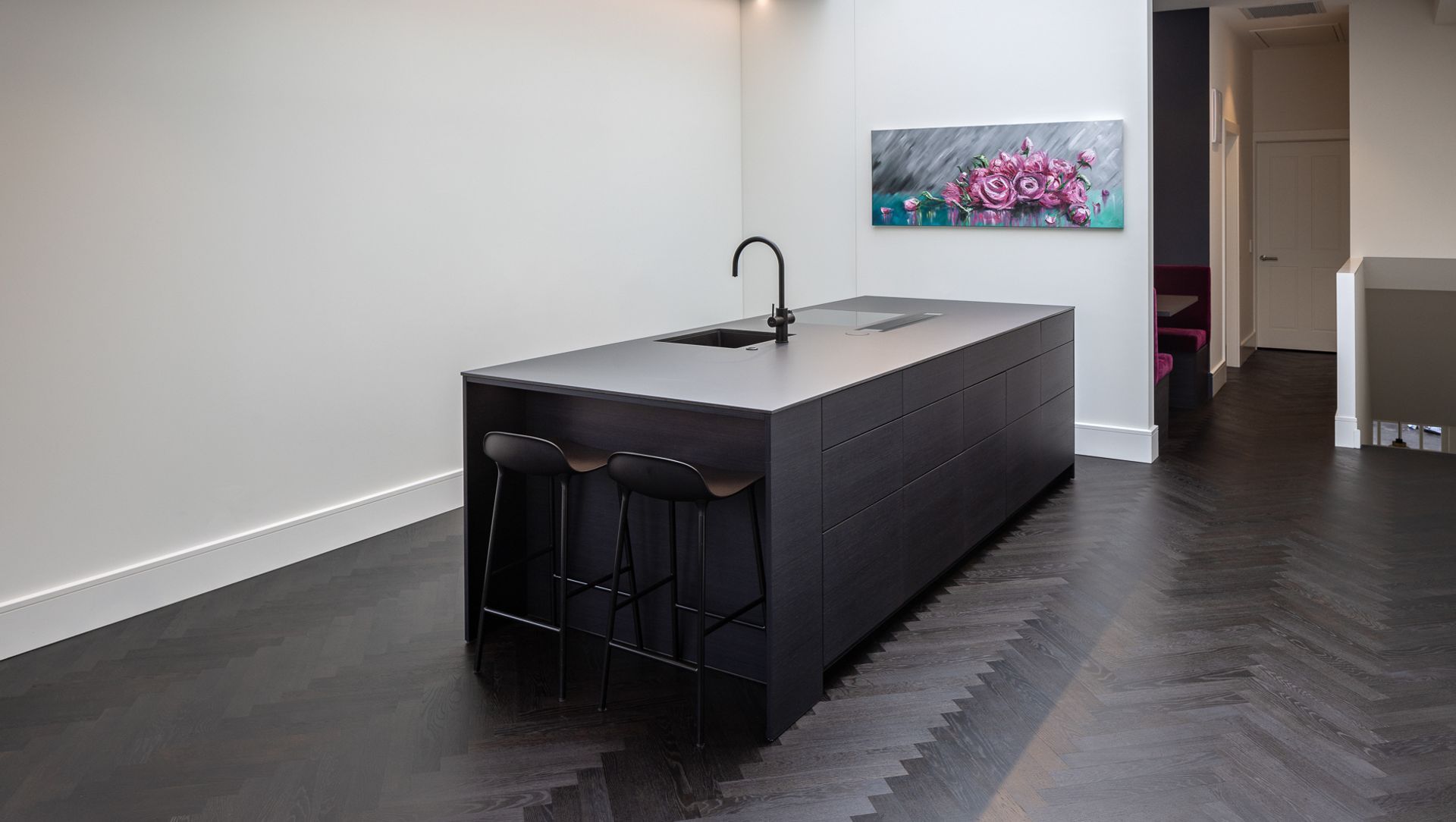 The Island - Herringbone Flooring