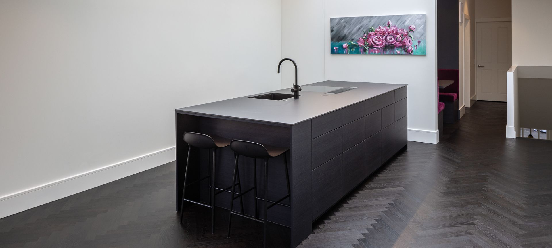 The Island - Herringbone Flooring