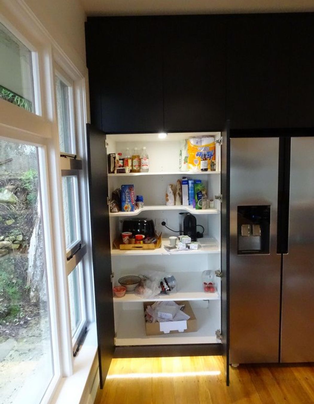 Great storage and lighting in this Dunedin kitchen