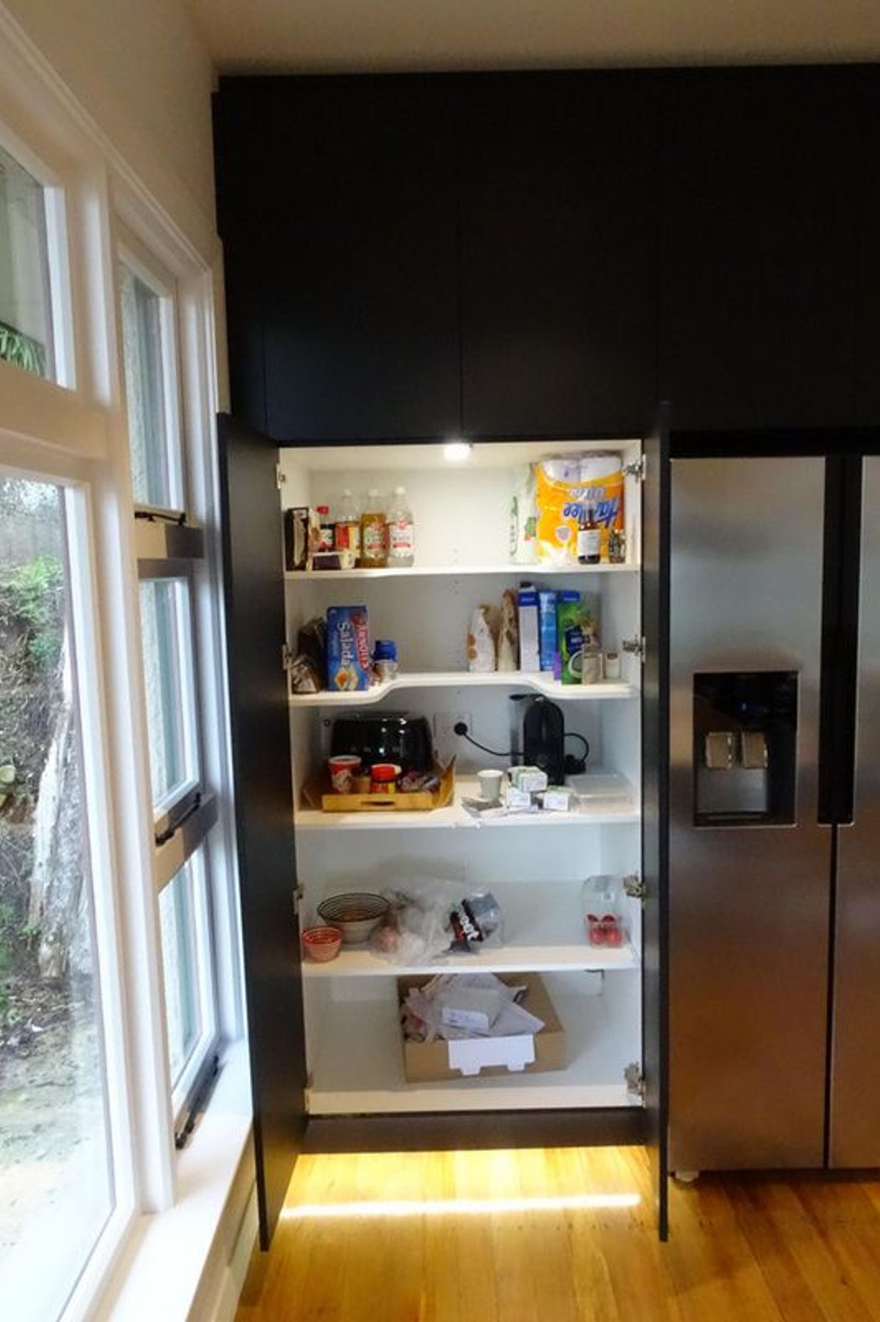 Great storage and lighting in this Dunedin kitchen