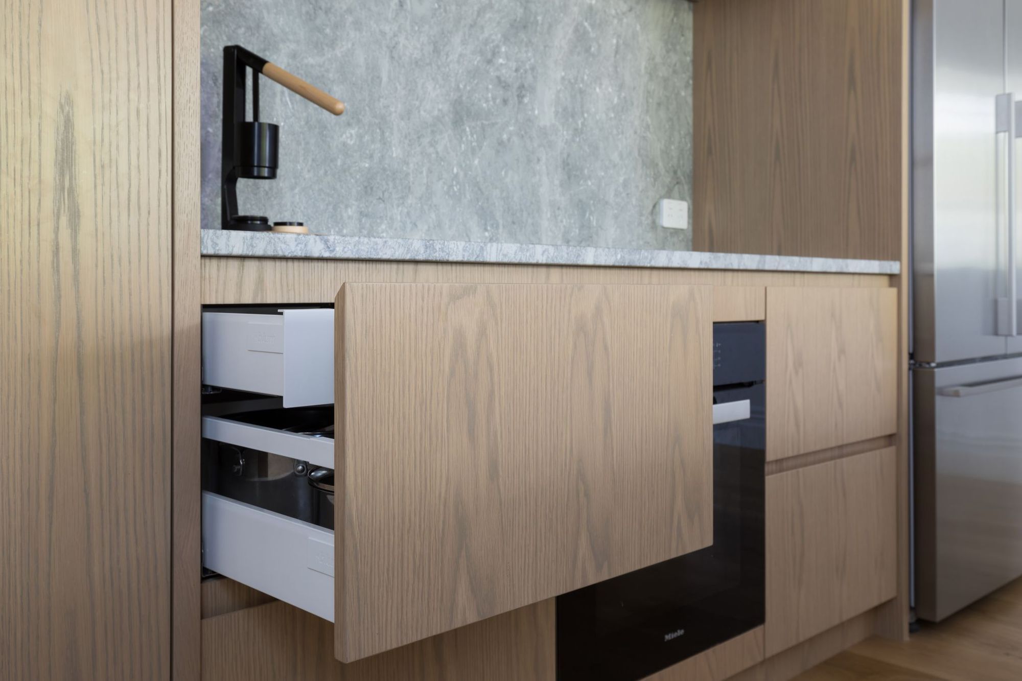 Grey Marble Kitchen