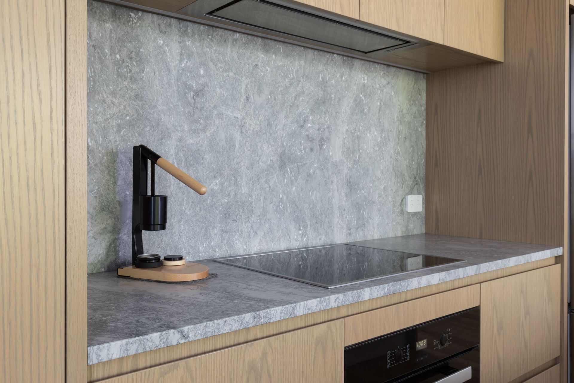 Grey Marble Kitchen