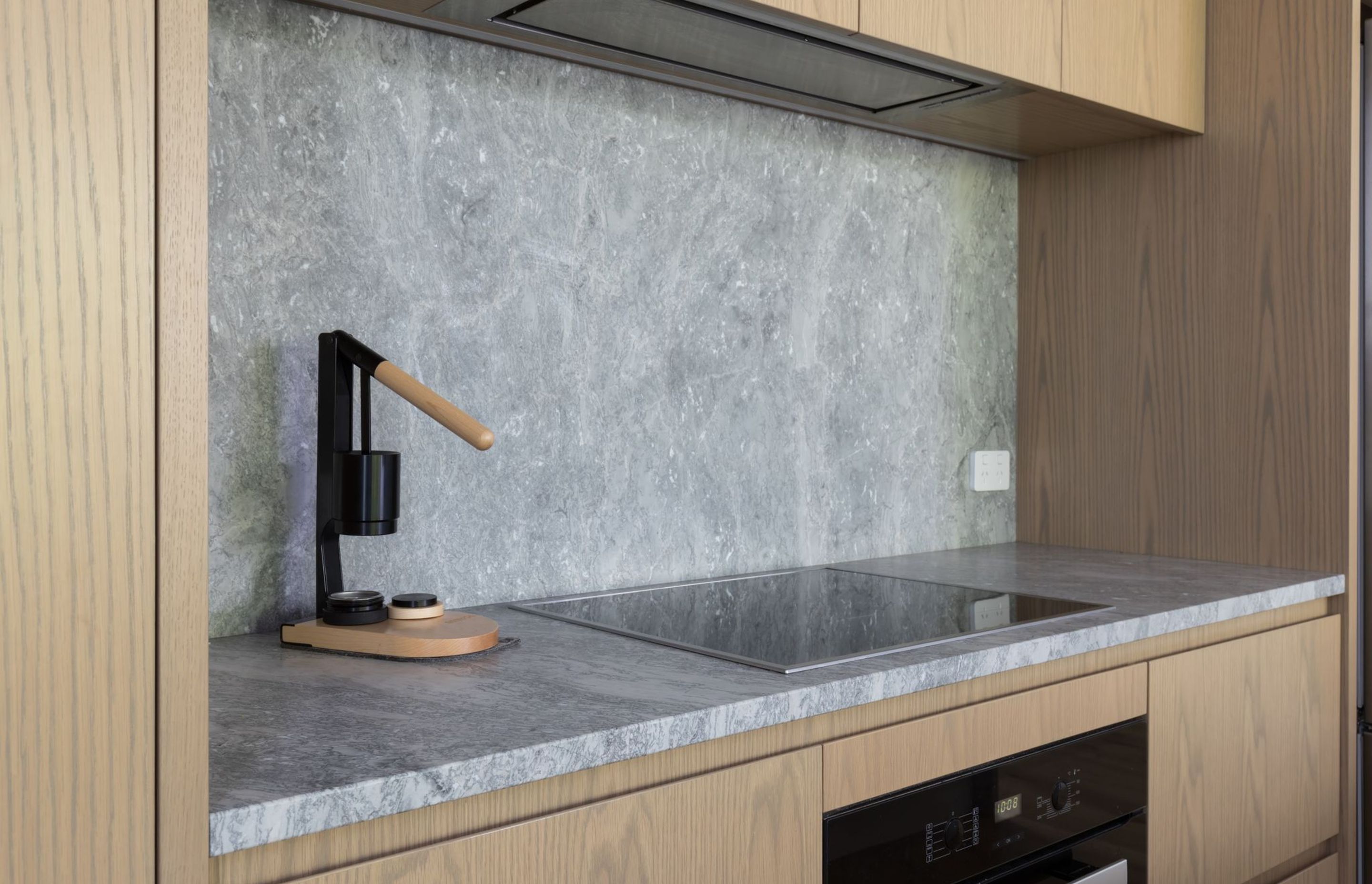 Grey Marble Kitchen