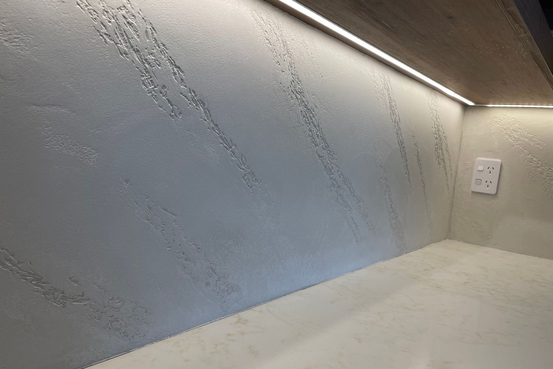 Kitchen and Scullery splashback, Split Stone