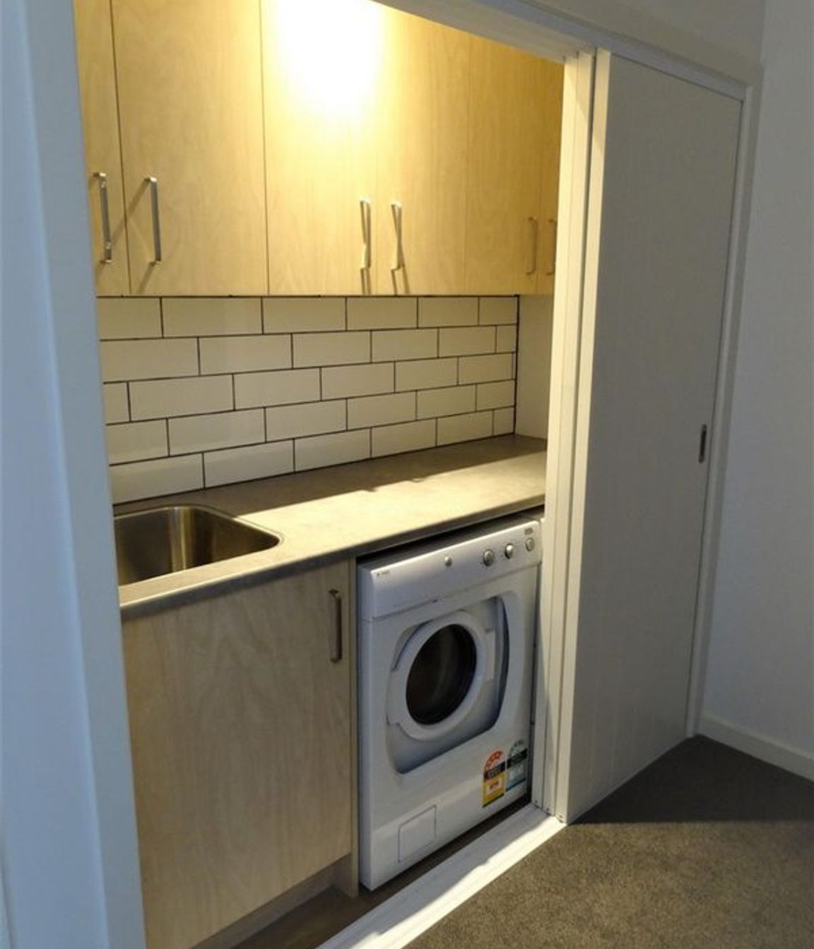 Laundry area in Unit 2