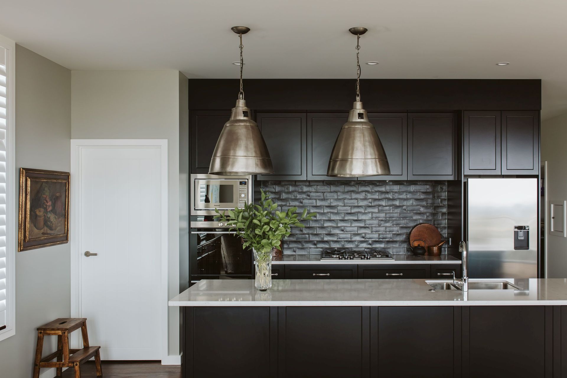 Dezignatek Thermoform Ronda profile in Black Satin, Designed by Annika Rowson, Rowson Kitchens