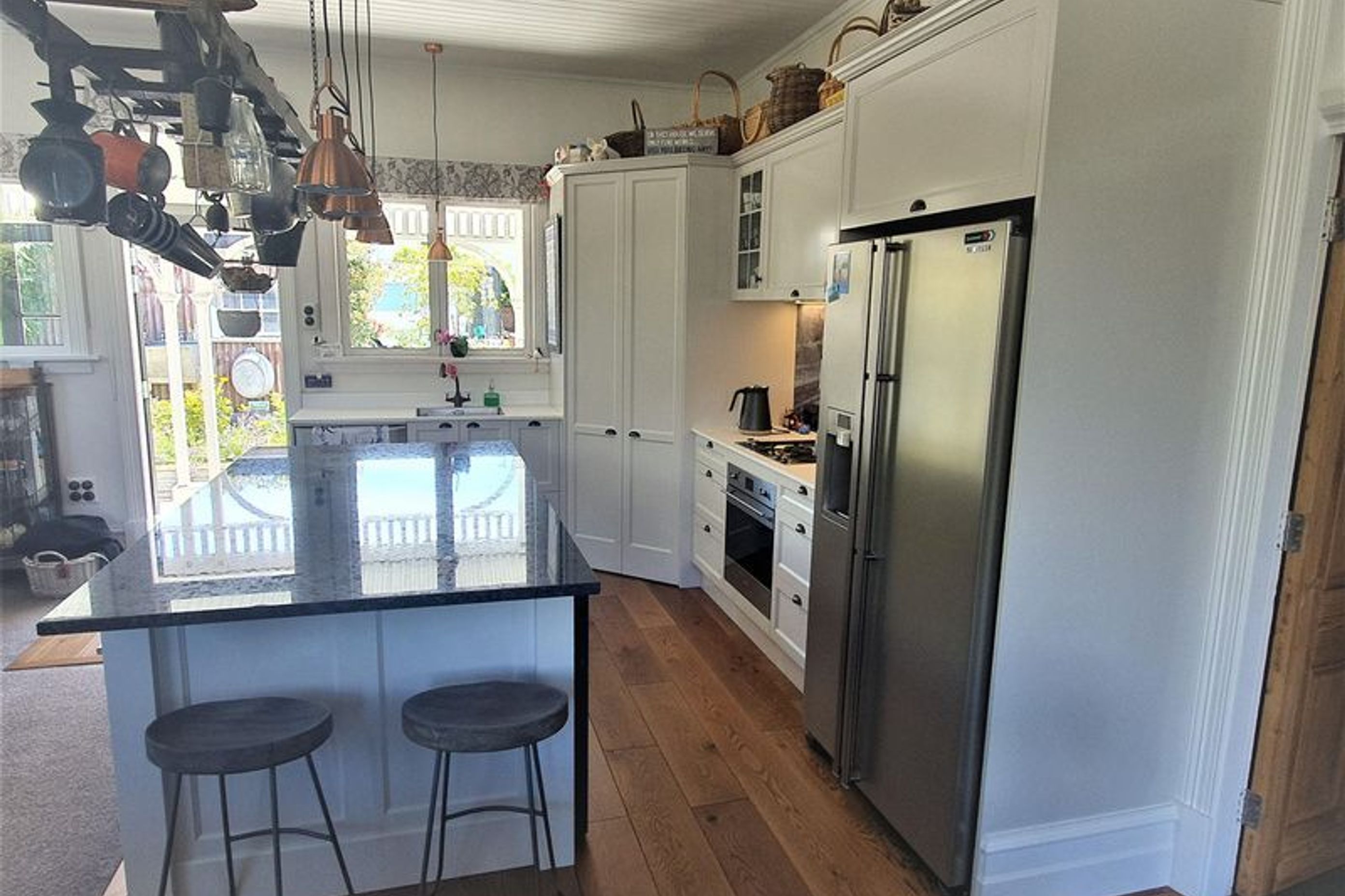 Looking towards the windows Kitchen renovation