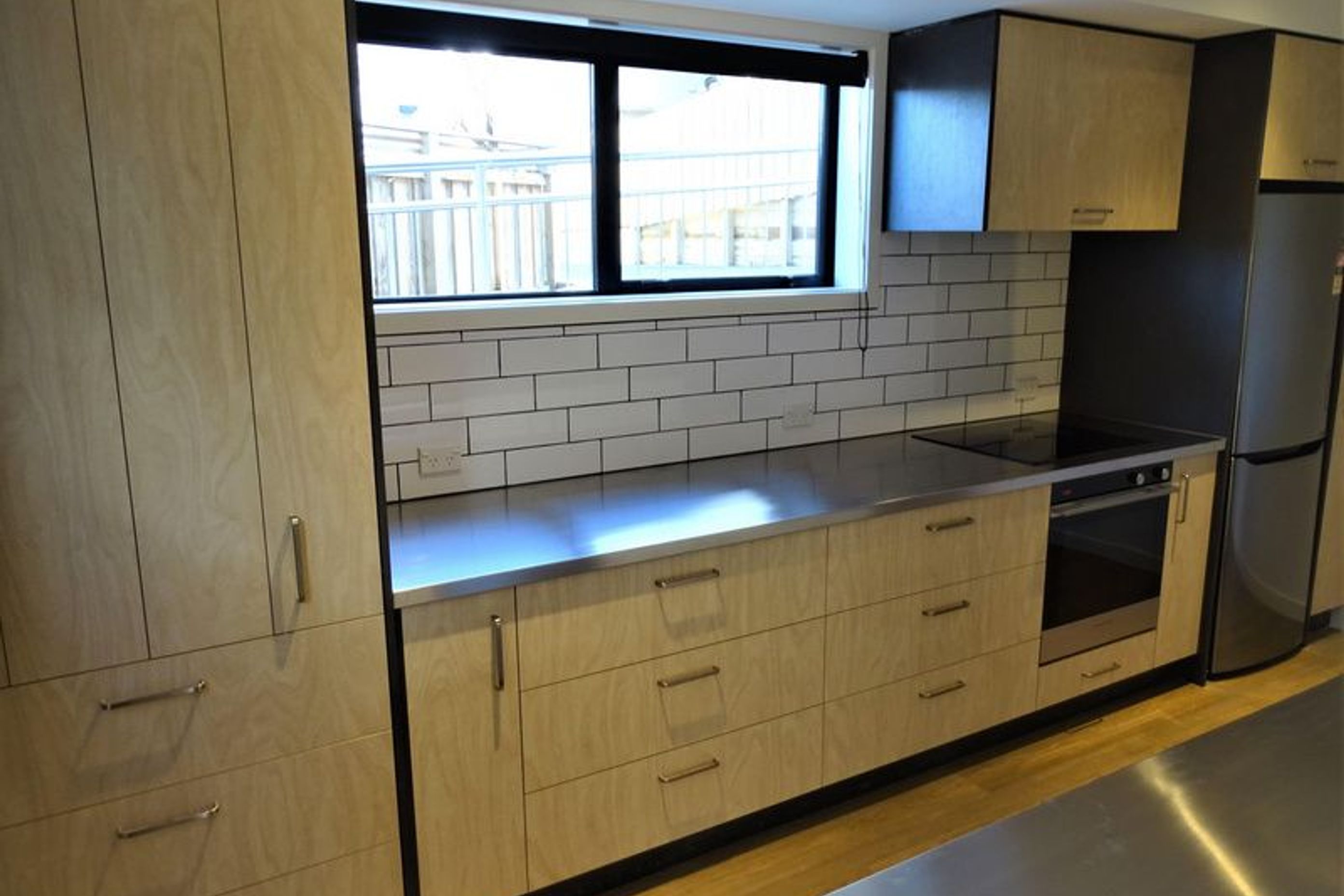 Lots of storage in this kitchen on Albany Street Dunedin