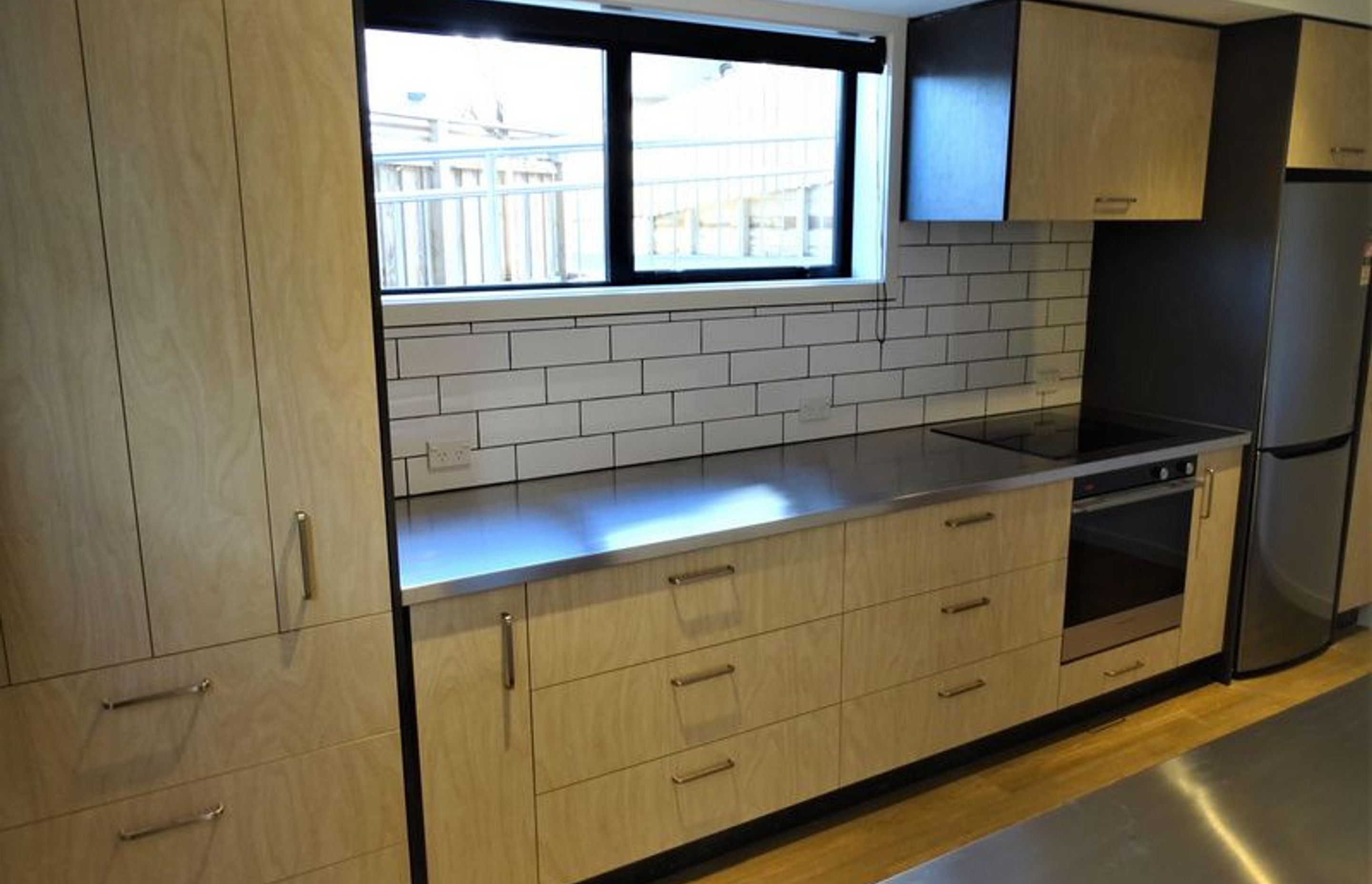 Lots of storage in this kitchen on Albany Street Dunedin