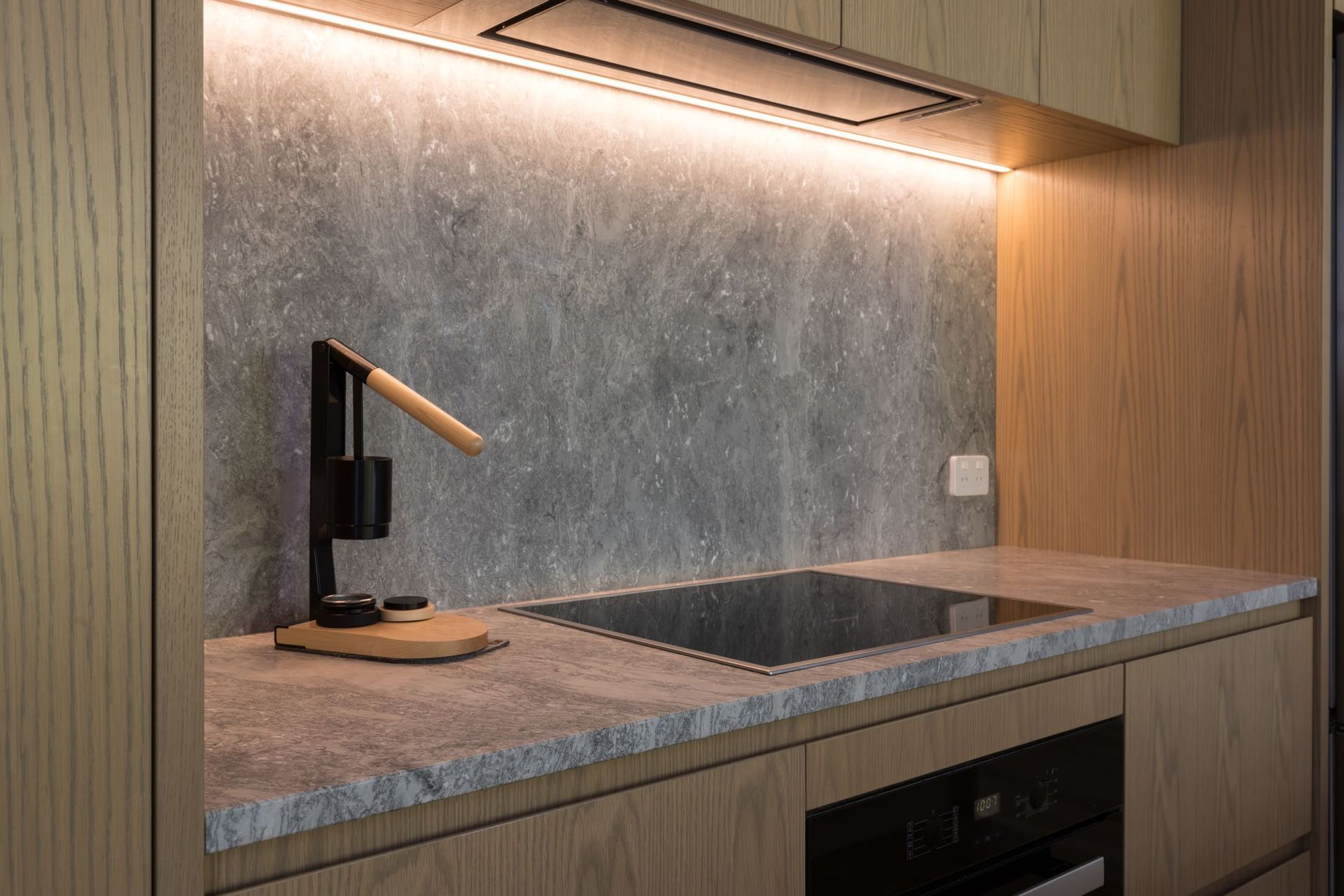 Grey Marble Kitchen