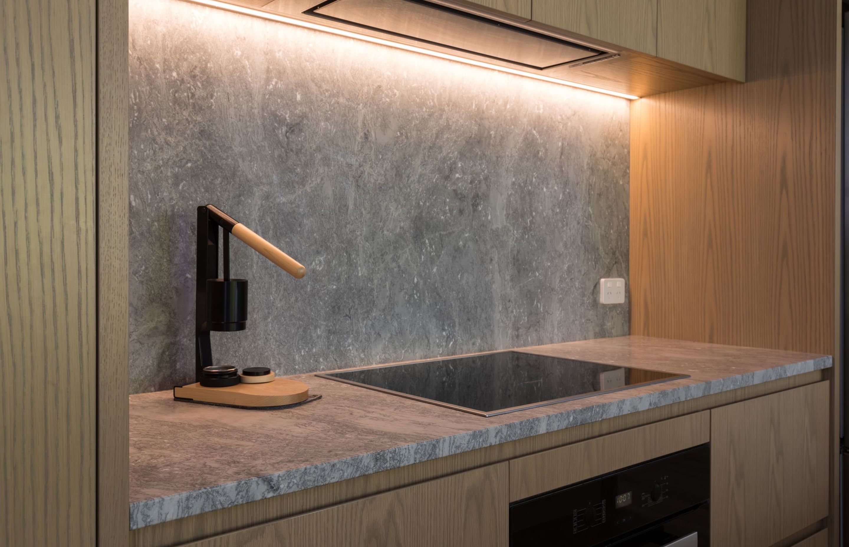 Grey Marble Kitchen