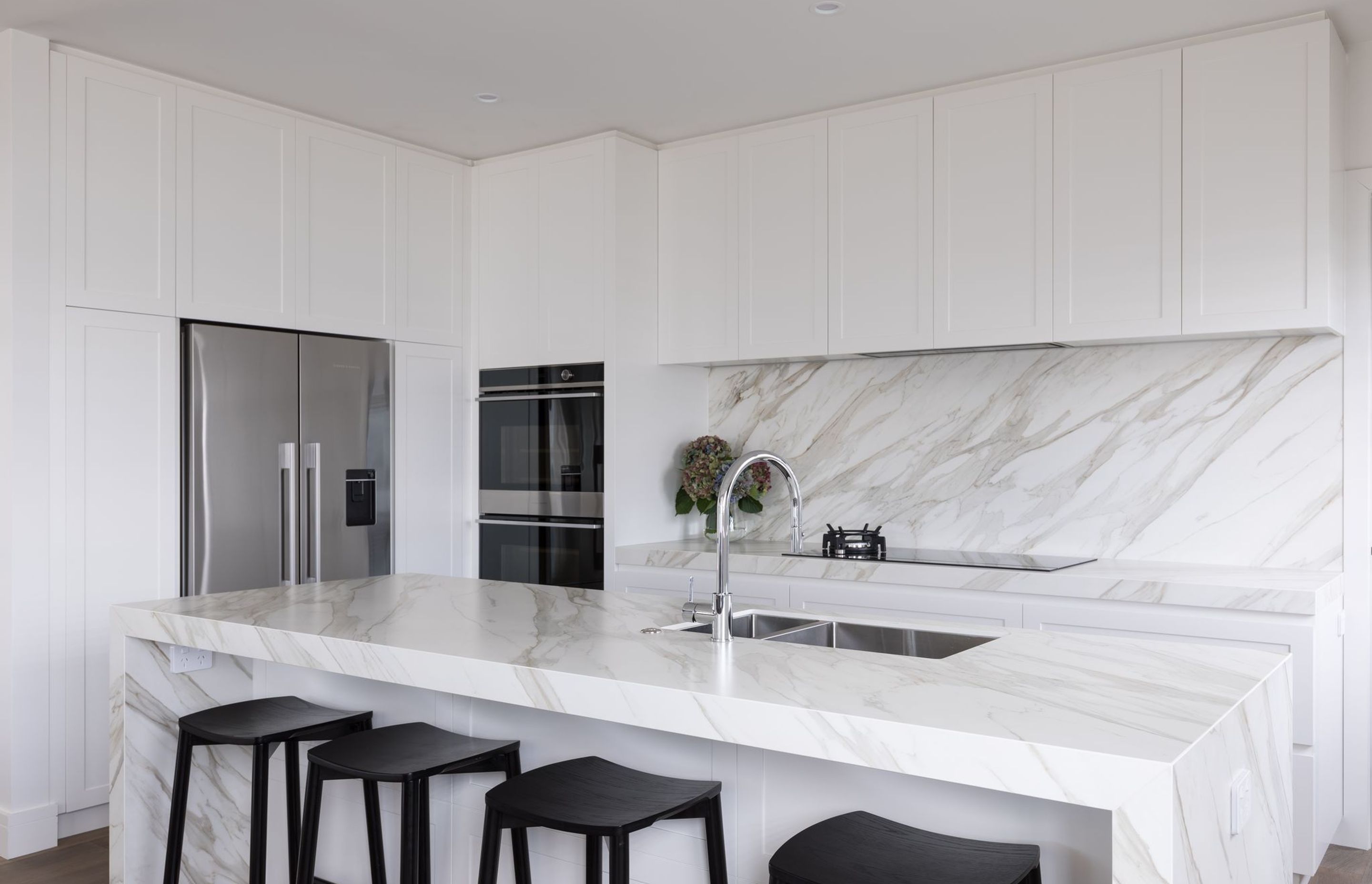 White Marble Kitchen