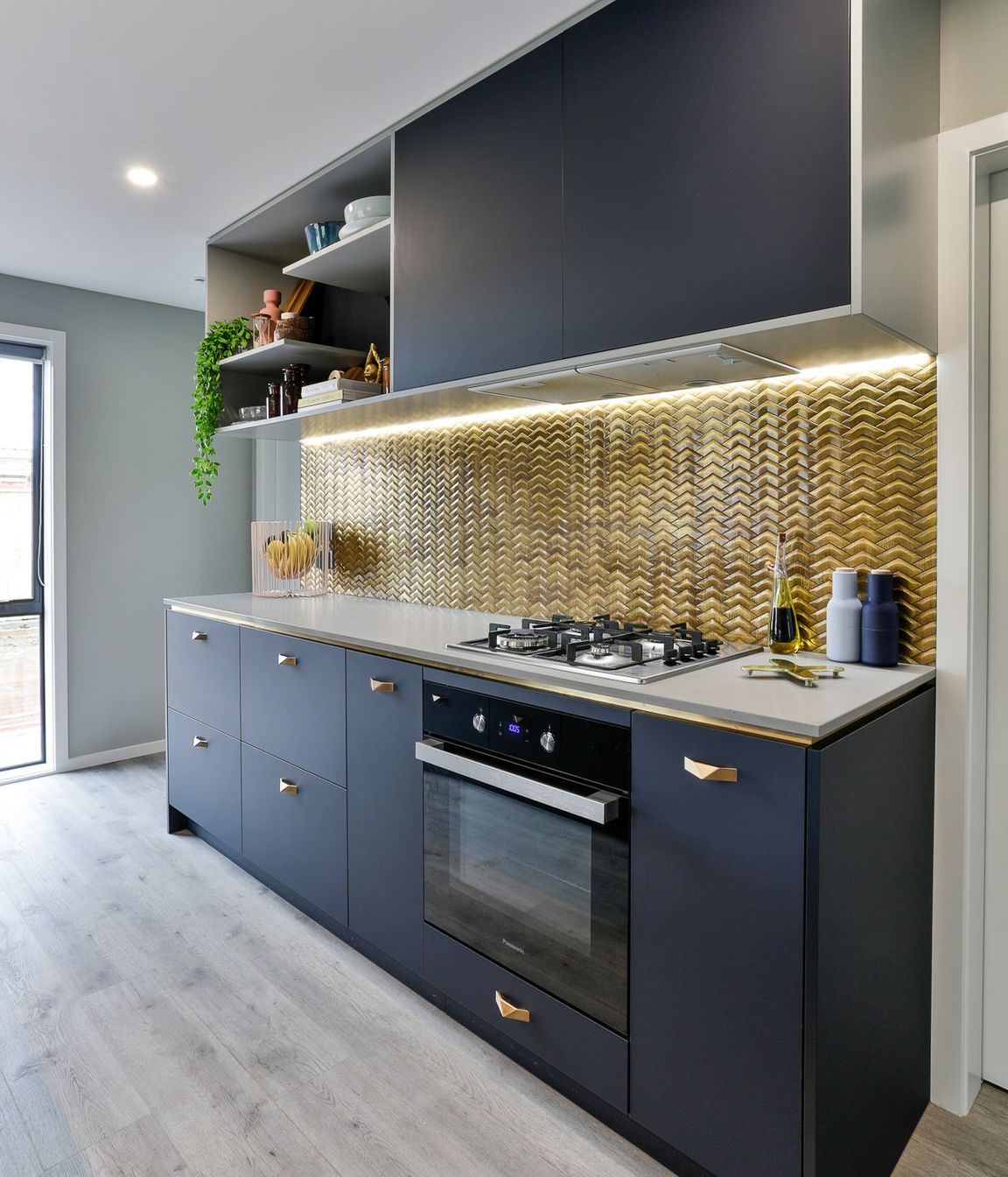 Prime Laminate, Devious Soft-Matt. Design by Katie Forrester, Mastercraft Kitchens Wairarapa.