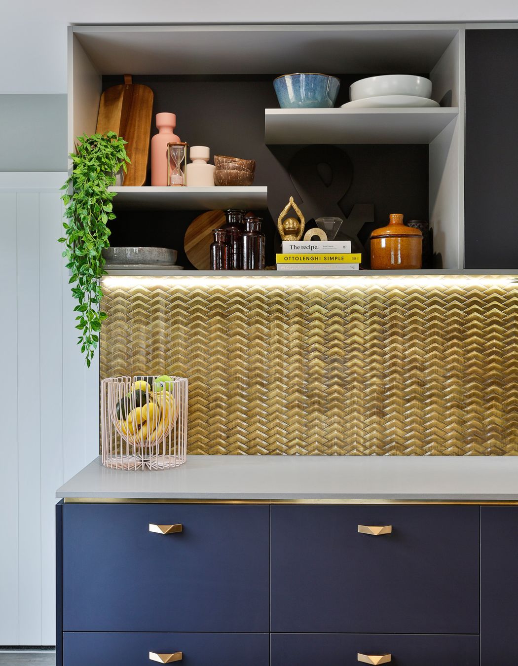 Prime Laminate, Devious Soft-Matt. Design by Katie Forrester, Mastercraft Kitchens Wairarapa.