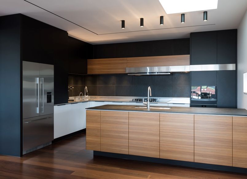 NZ Heart Rimu kitchen statement