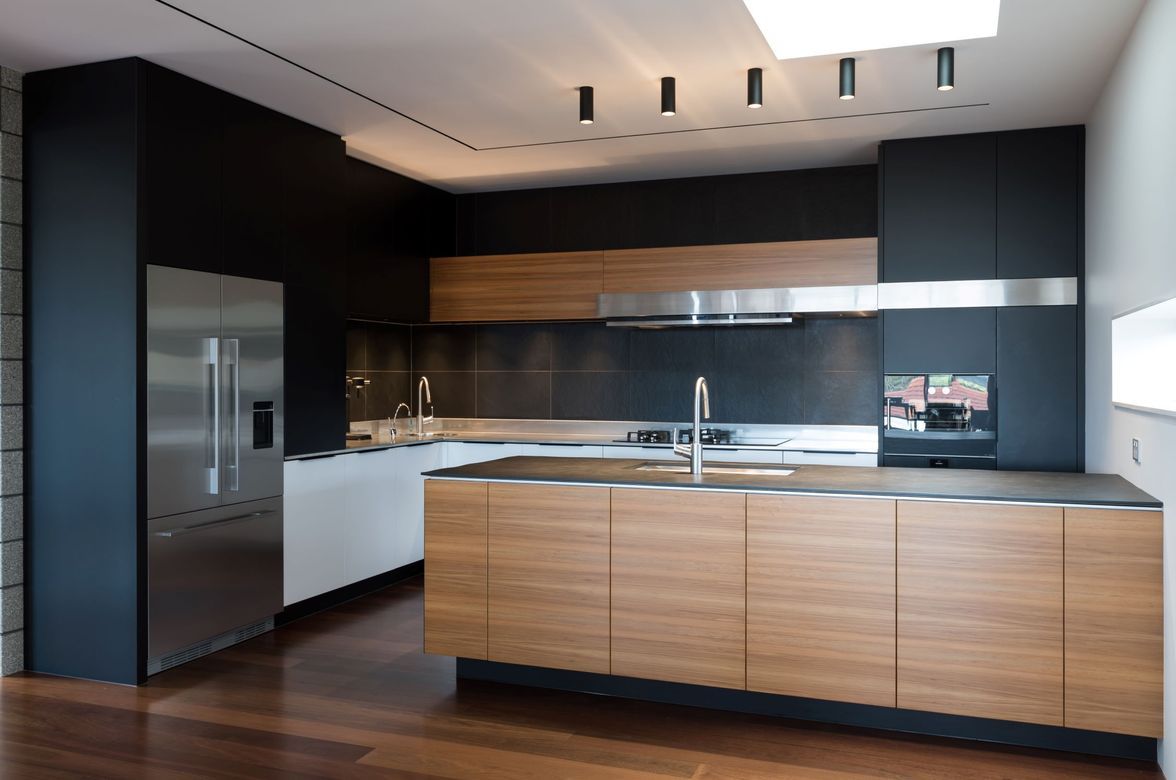 NZ Heart Rimu kitchen statement