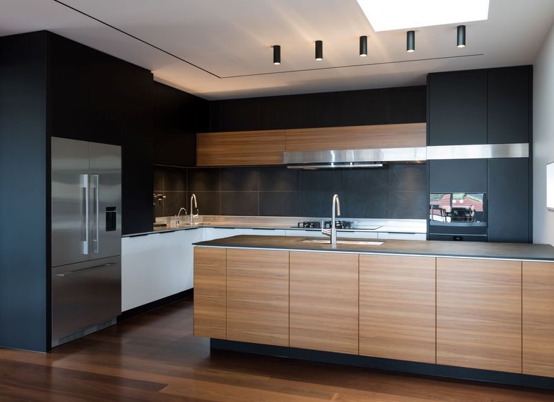 NZ Heart Rimu kitchen statement