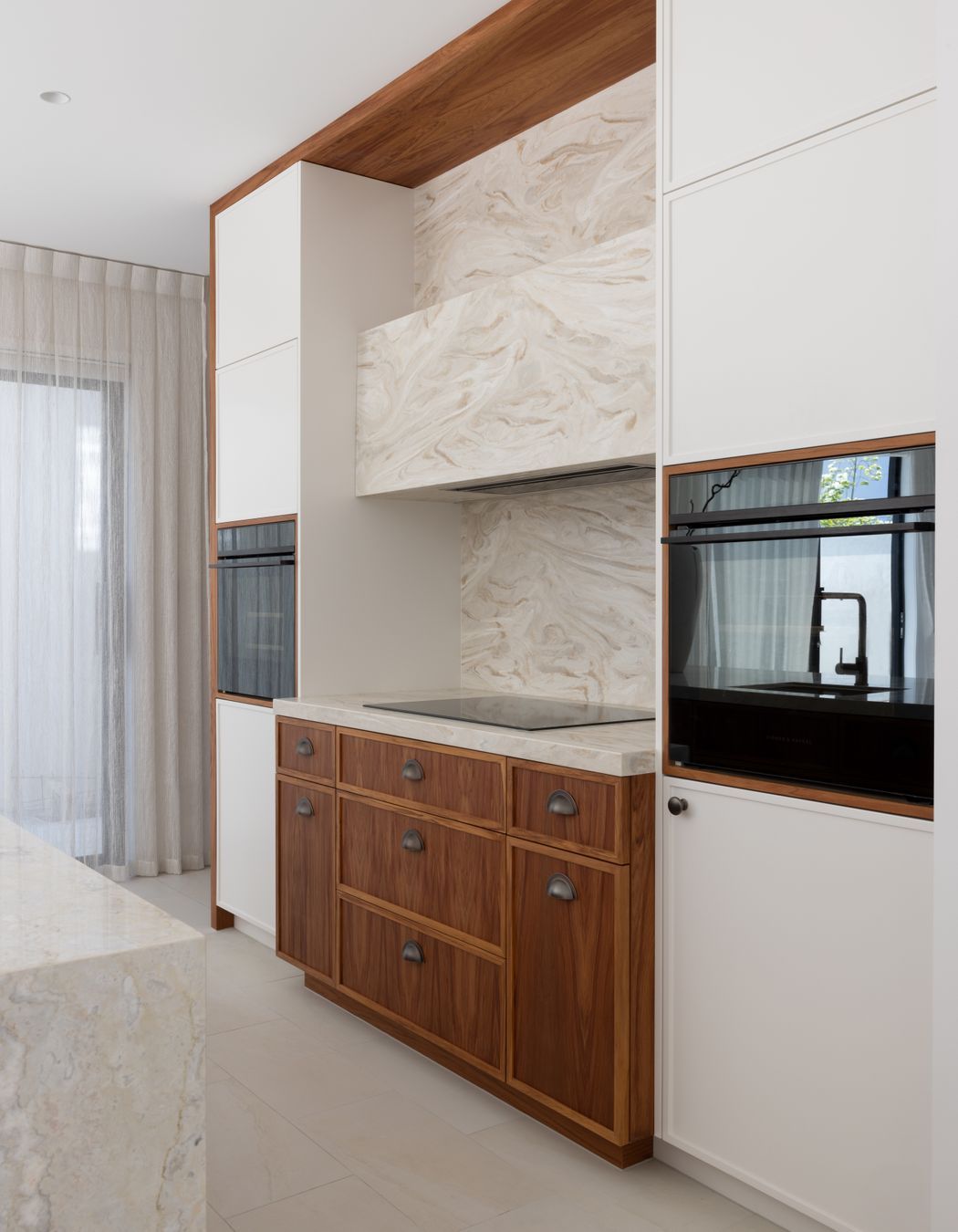 Prime Veneer, NZ Heart Rimu. Design by Modi Design.