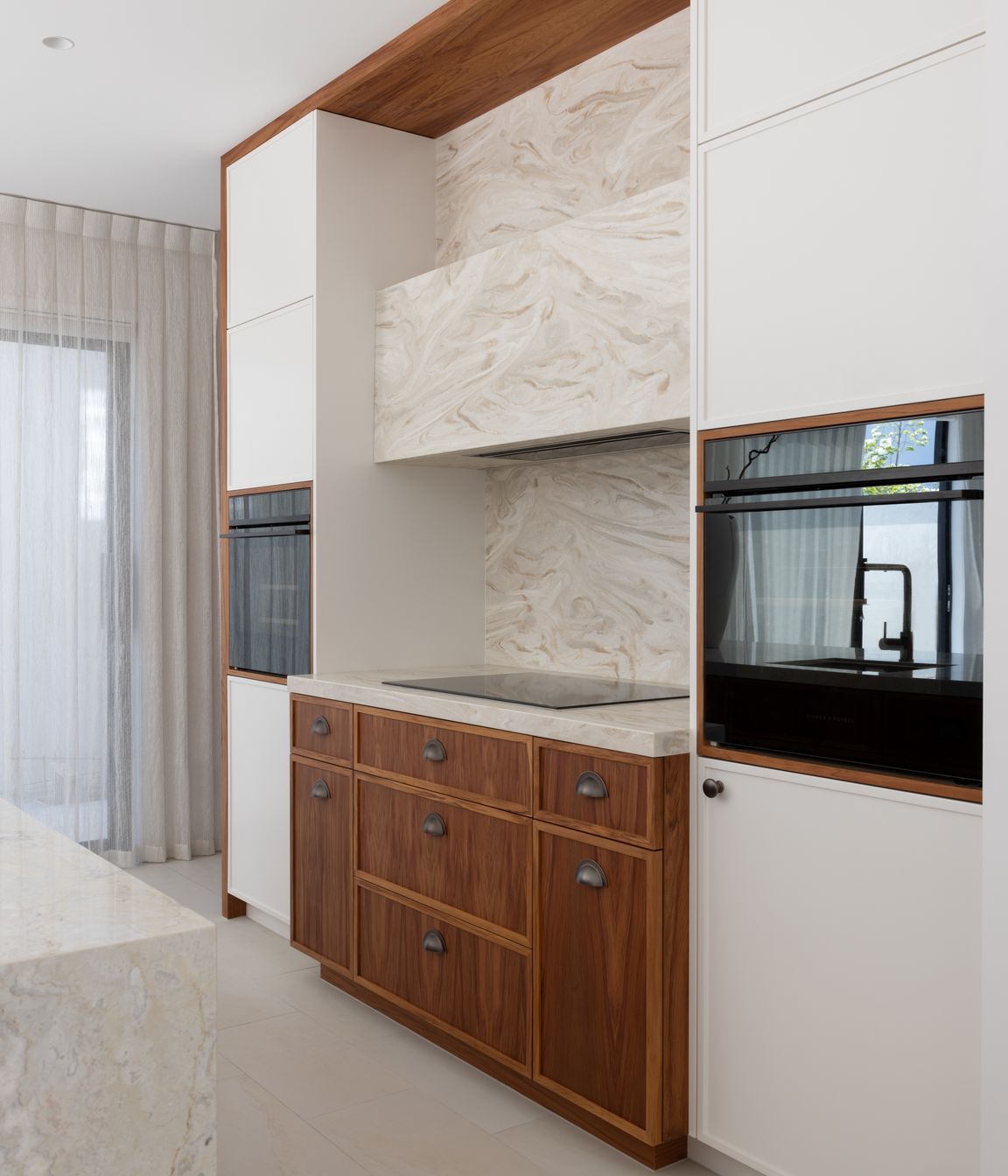Prime Veneer, NZ Heart Rimu. Design by Modi Design.