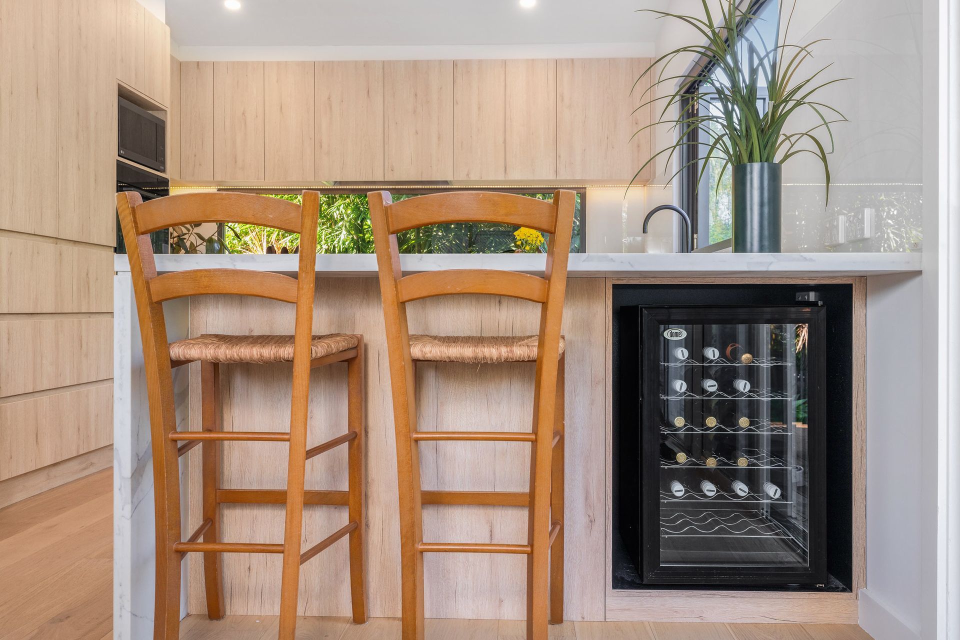 Syncron wood textured decorative panels in Anniversary Oak 2