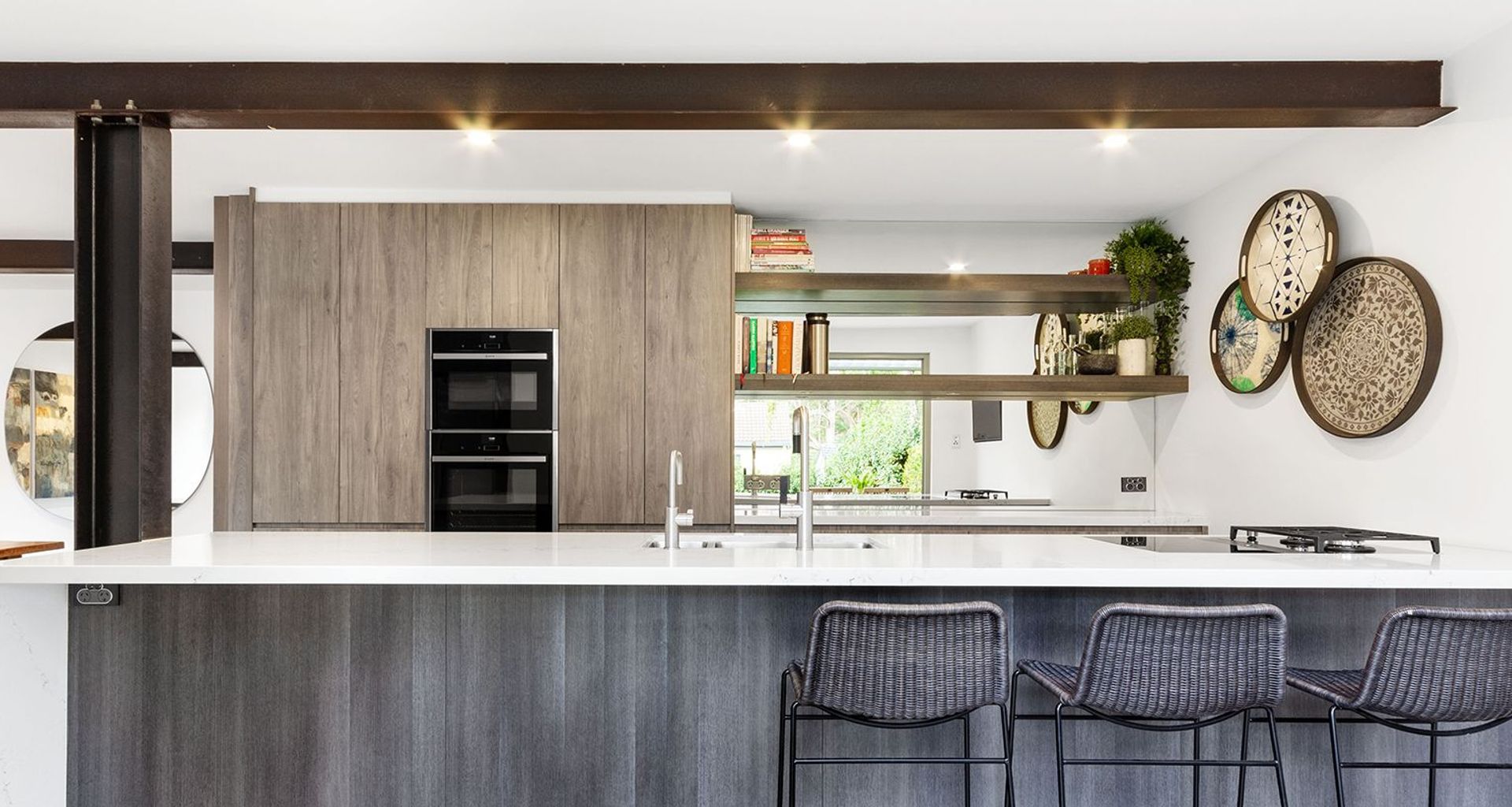 Rustic Timber Grain Kitchen Design banner