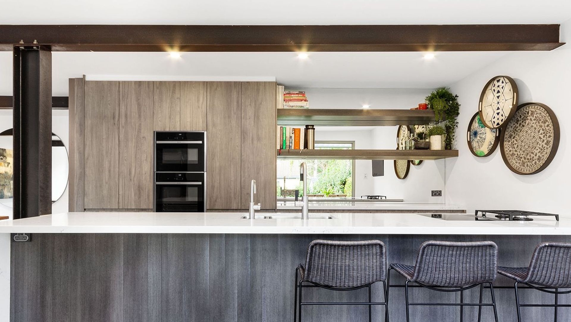 Rustic Timber Grain Kitchen Design banner