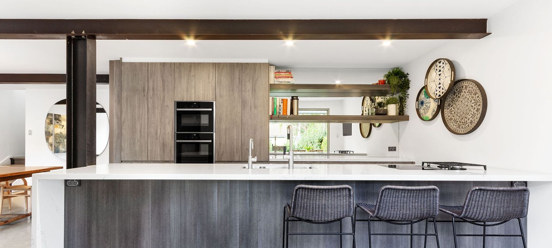 Rustic Timber Grain Kitchen Design banner