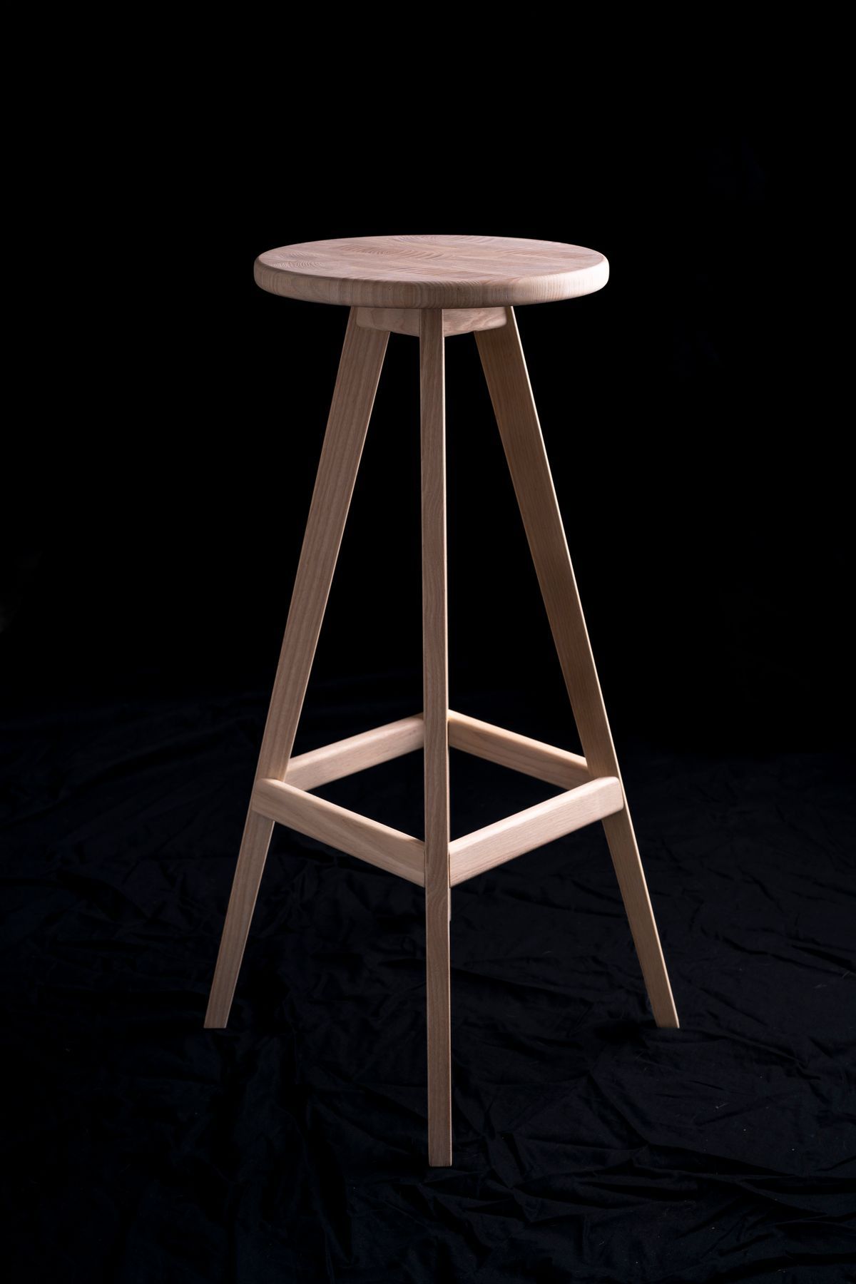 Copenhagen Barstool in Ash - Whitewashed
