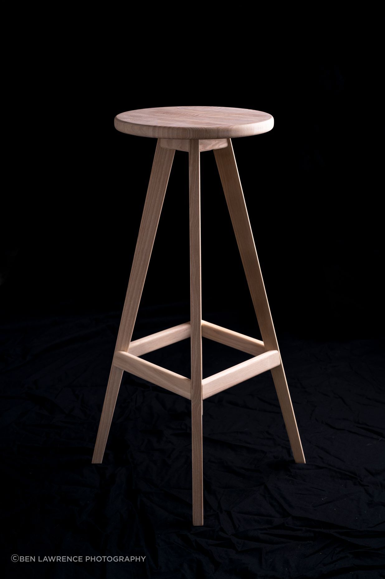 Copenhagen Barstool in Ash - Whitewashed