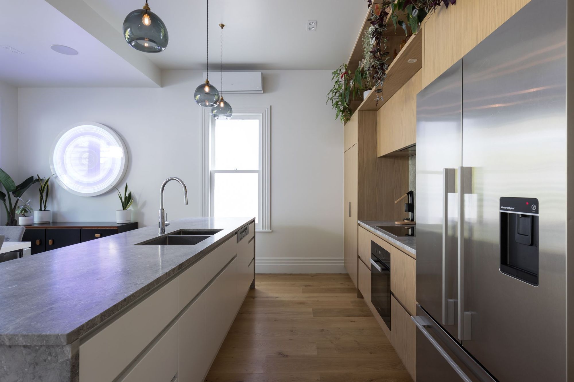 Grey Marble Kitchen