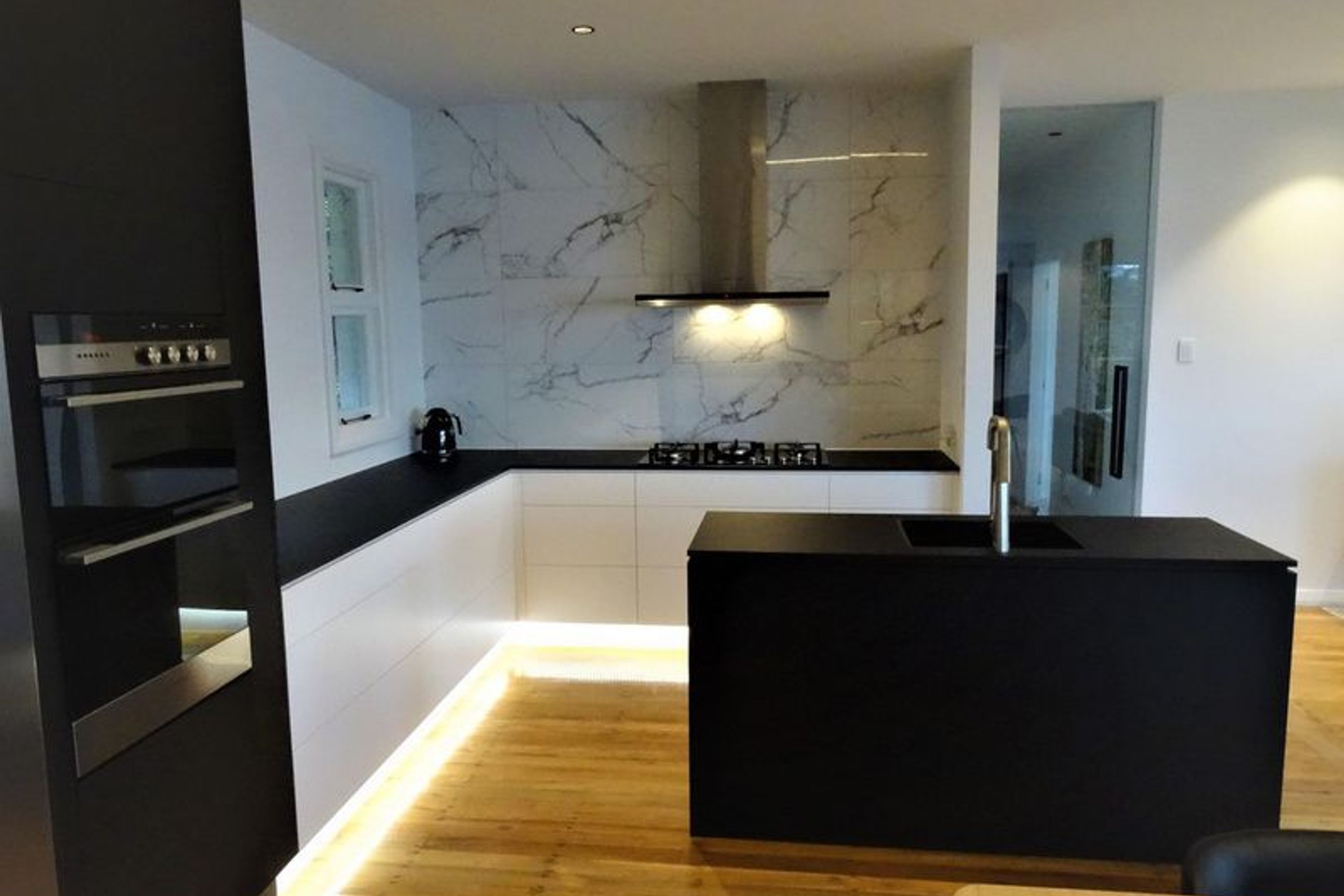 Kitchen joinery really popping with lighting