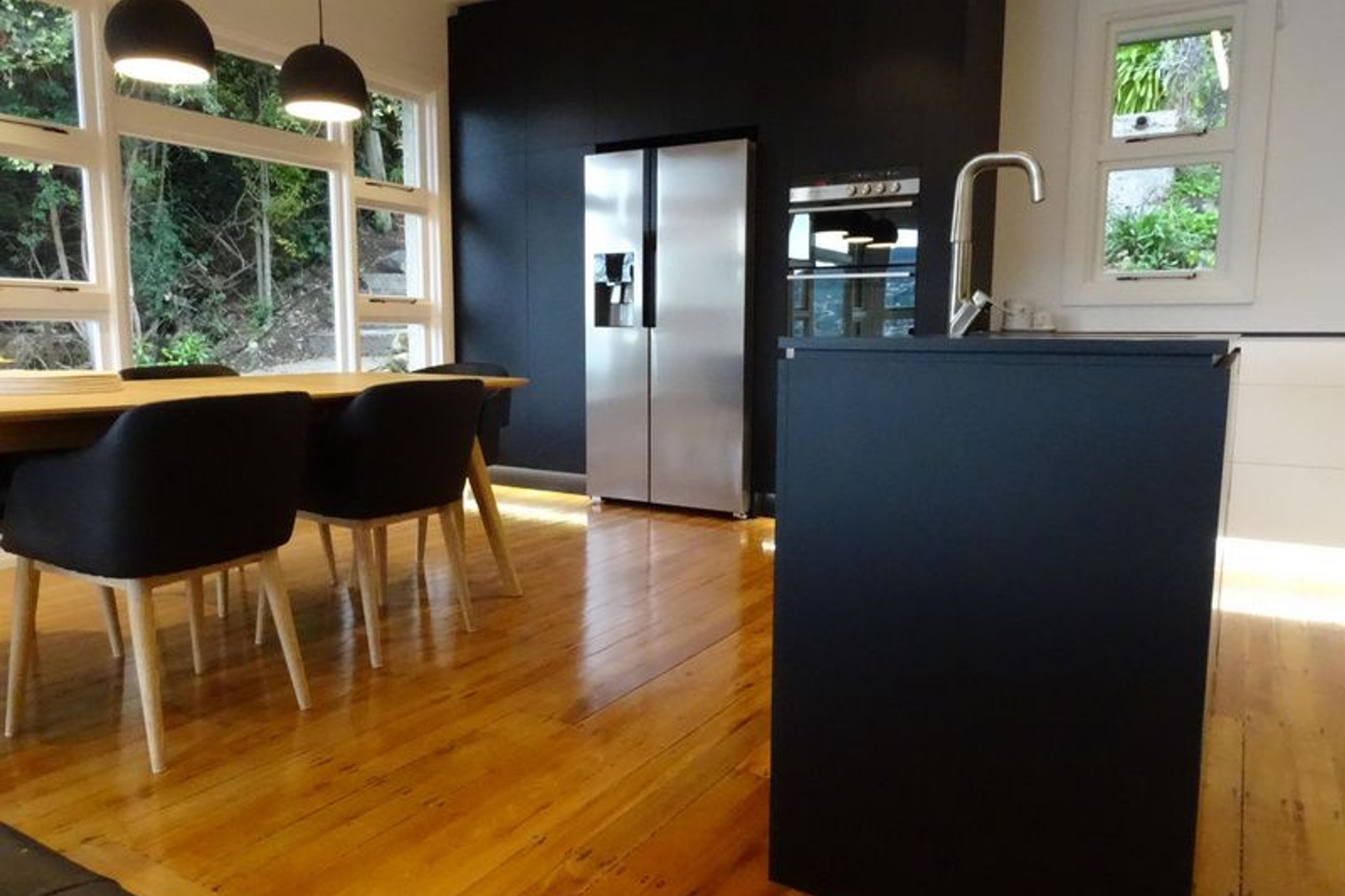 The kitchen from the island
