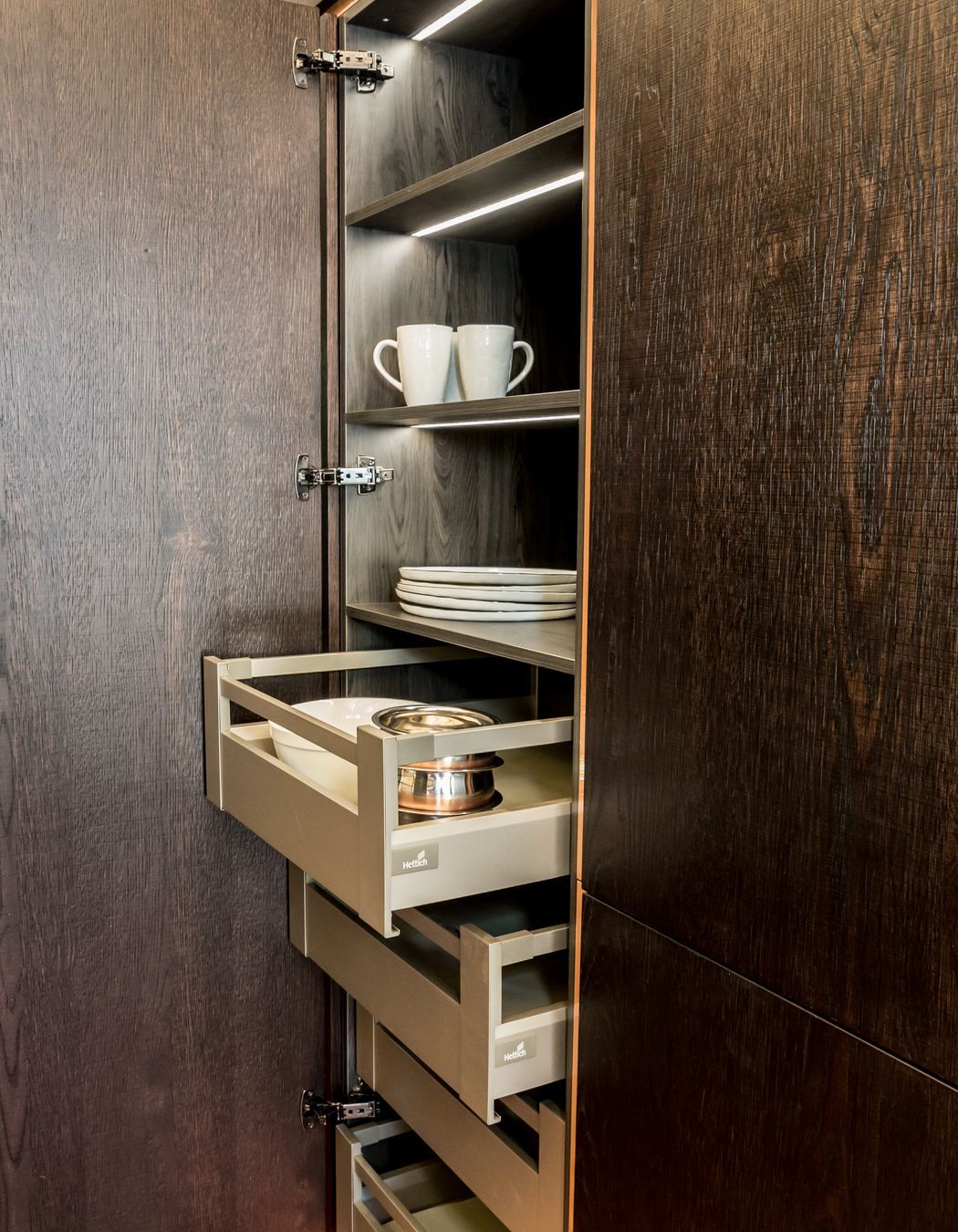 “New York” inspired kitchen showing symbiosis between functionality and design