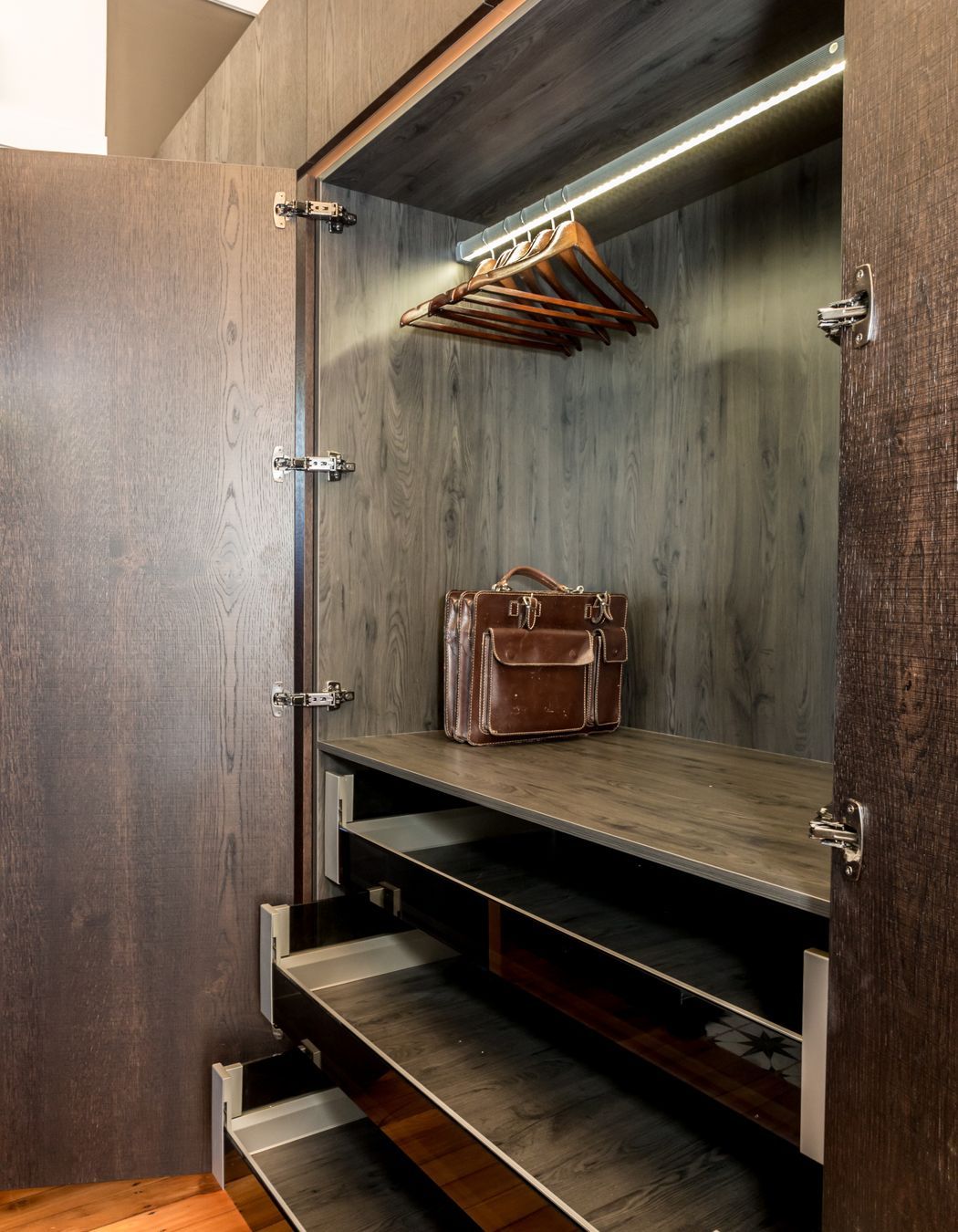 “New York” inspired kitchen showing symbiosis between functionality and design