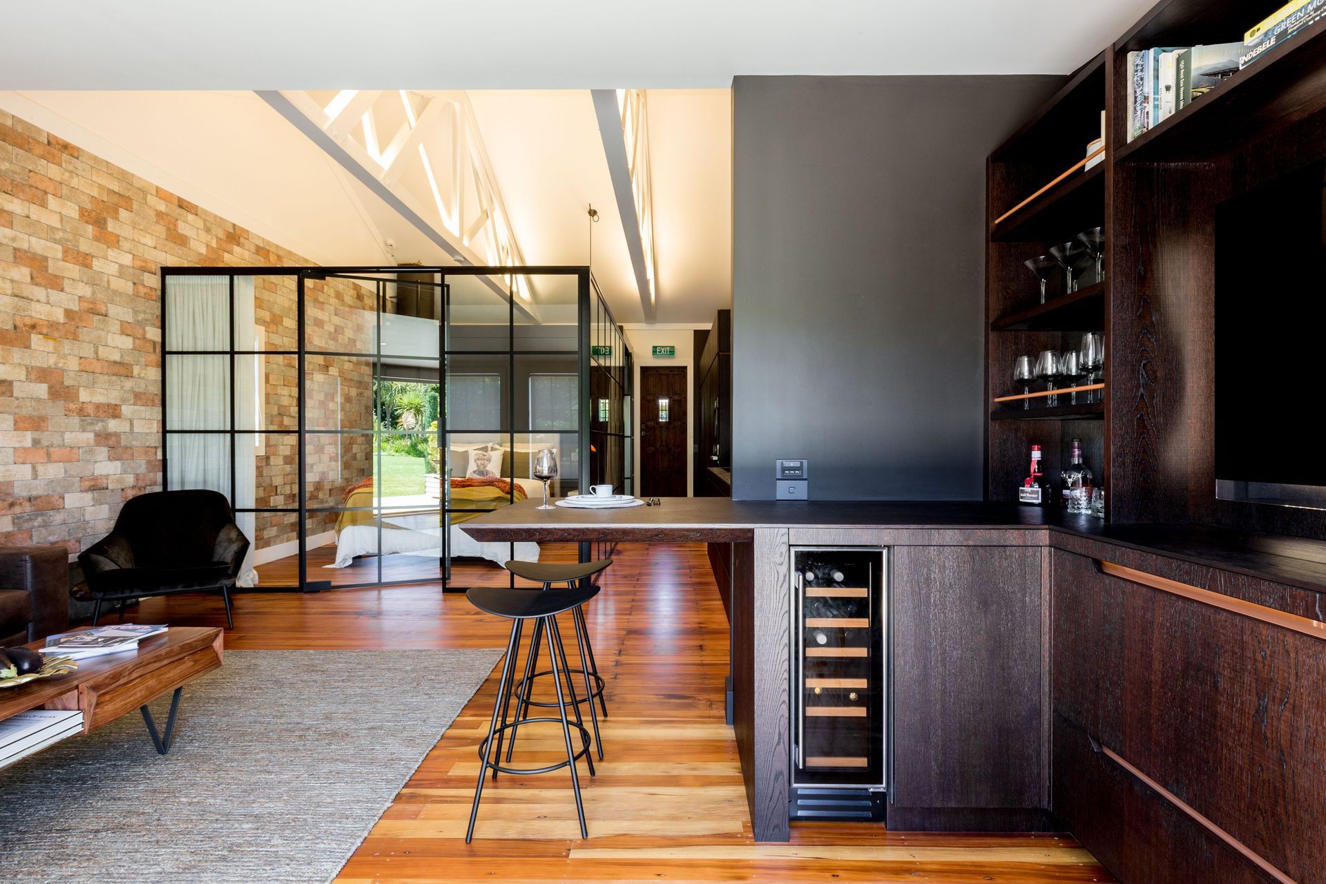 “New York” inspired kitchen showing symbiosis between functionality and design