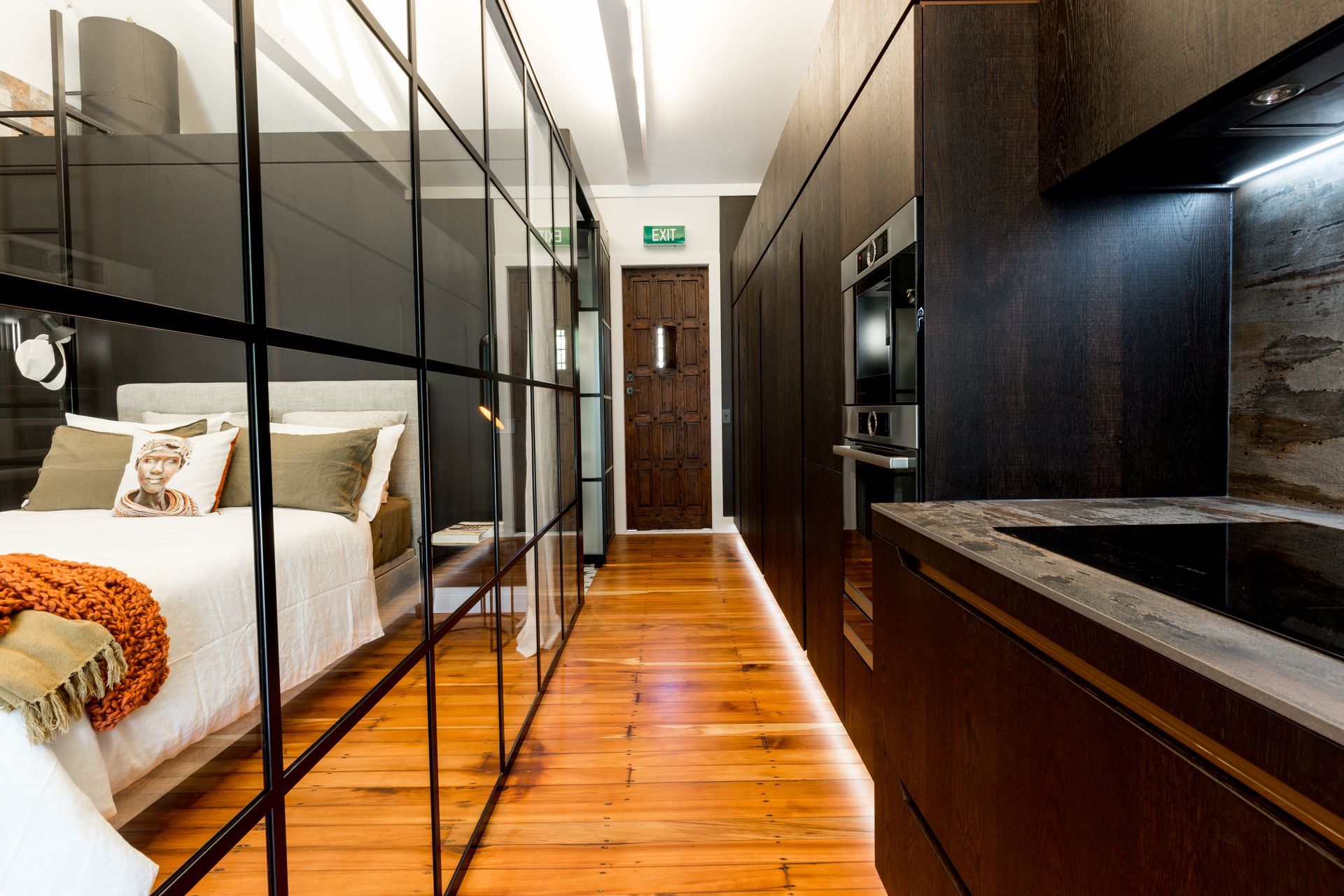 “New York” inspired kitchen showing symbiosis between functionality and design