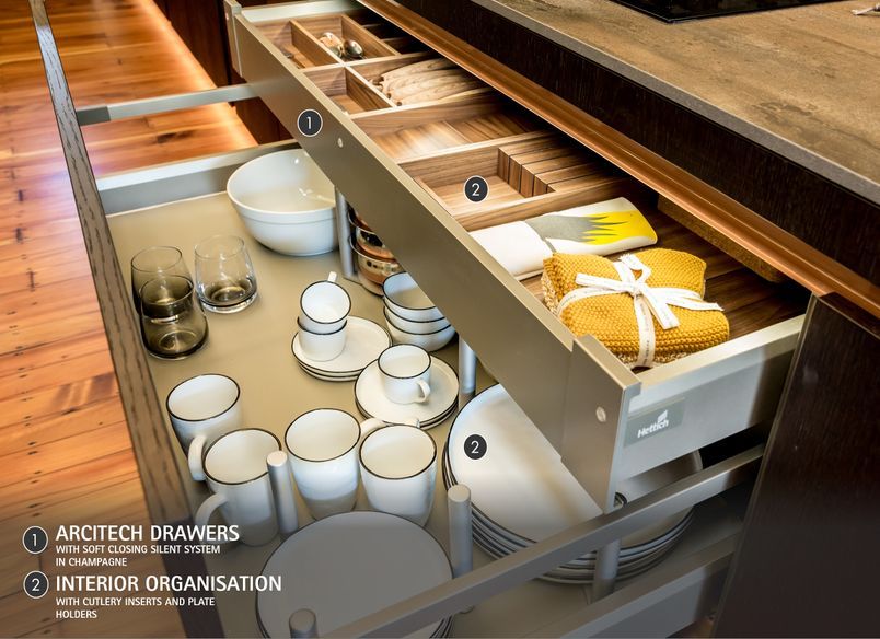 “New York” inspired kitchen showing symbiosis between functionality and design