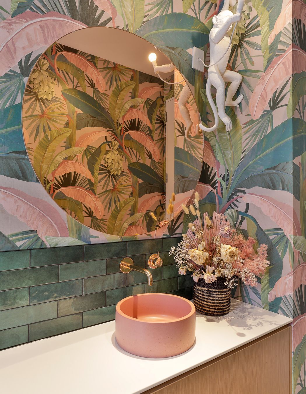 Powder room. Interior Design- Kelly @ Archi Build Ltd.