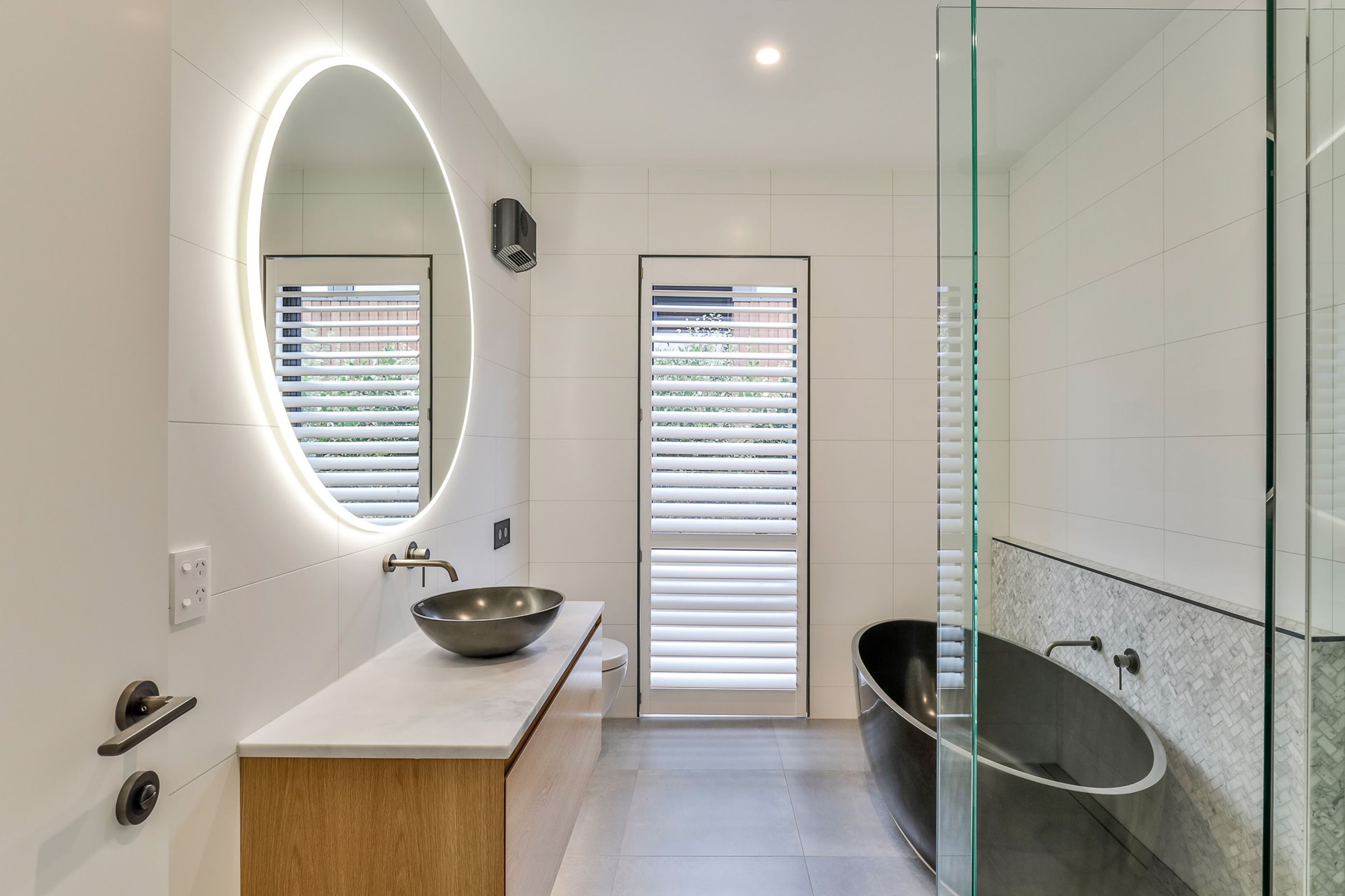 Guest Bathroom. Interior Design- Kelly @ Archi Build Ltd.